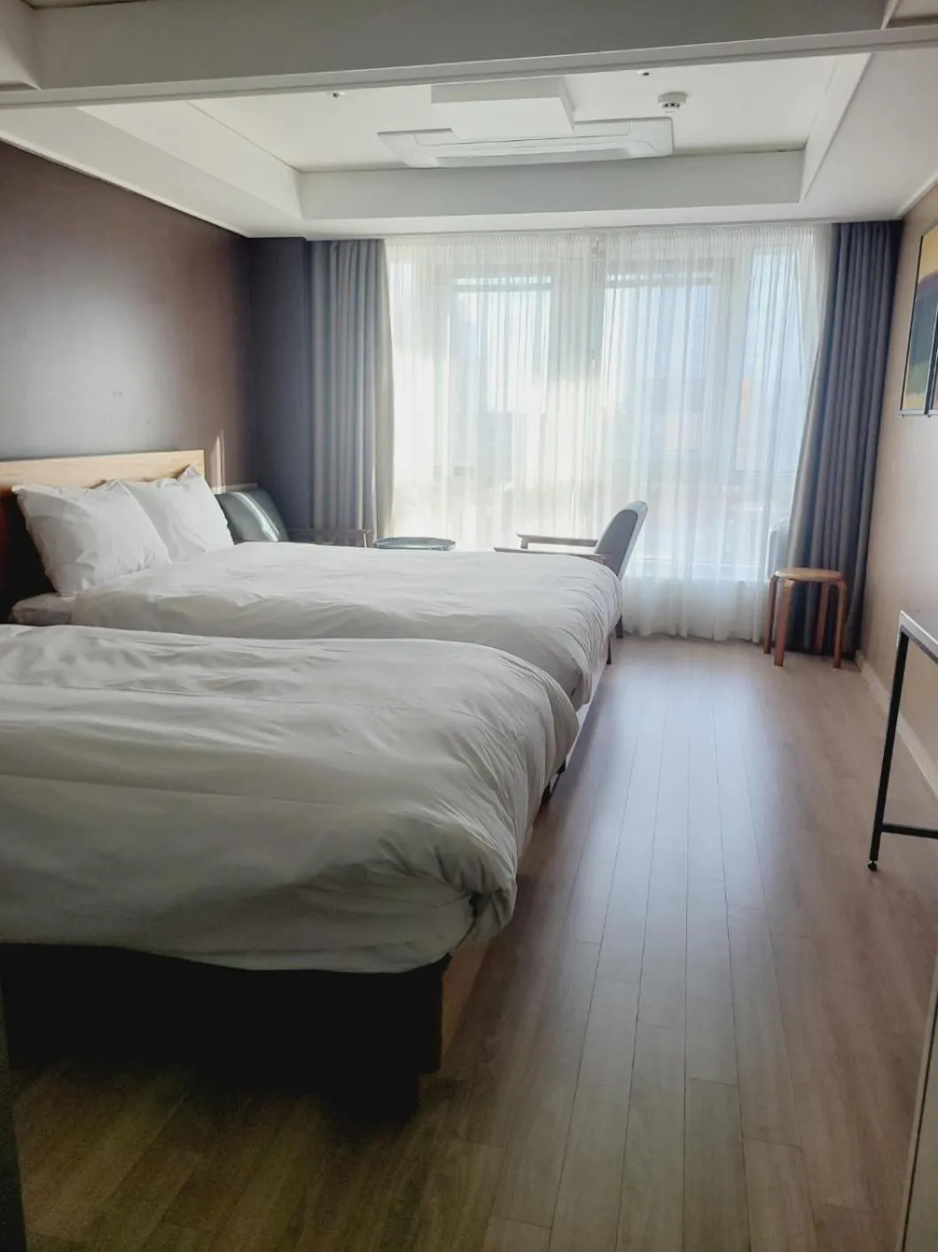 Bed in Sokcho Marina Hotel