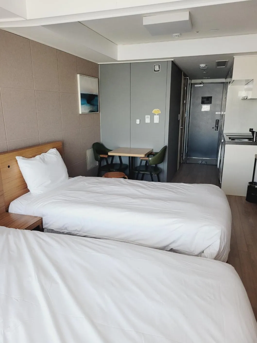 Bed in Sokcho Marina Hotel