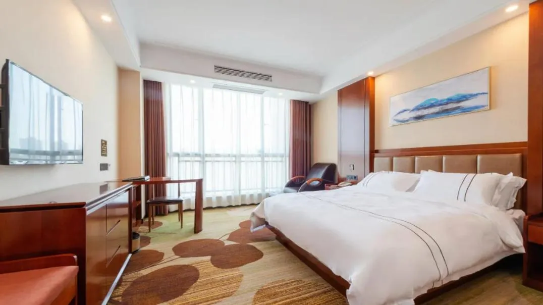 Bed in Urba Hotel Yichun Wanda High-speed Railway Station Branch