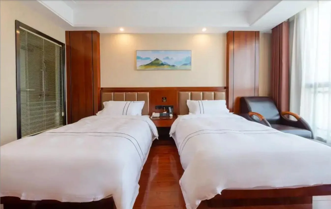 Bed in Urba Hotel Yichun Wanda High-speed Railway Station Branch