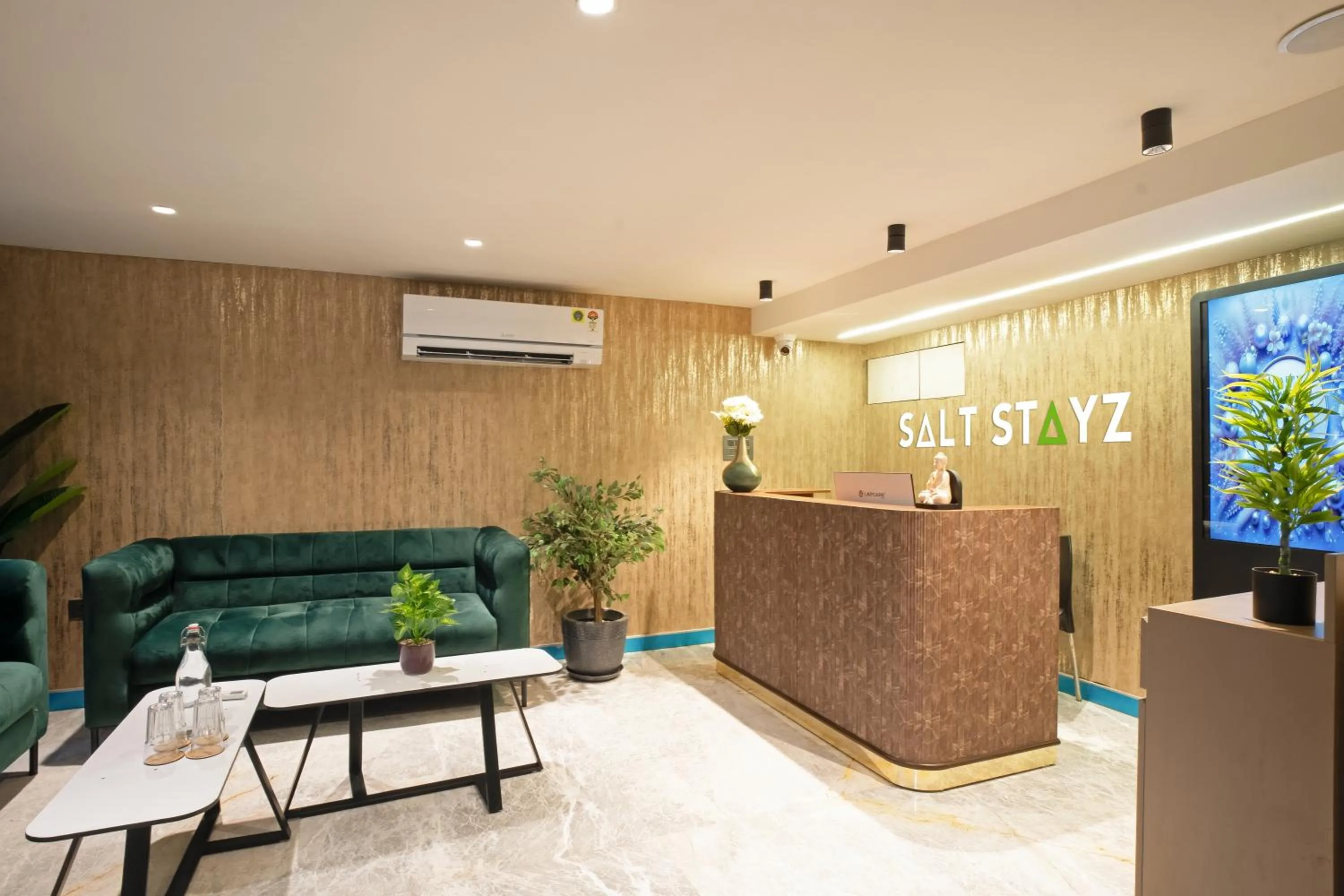 Communal lounge/ TV room in Saltstayz Premier - Naraina, Central Delhi