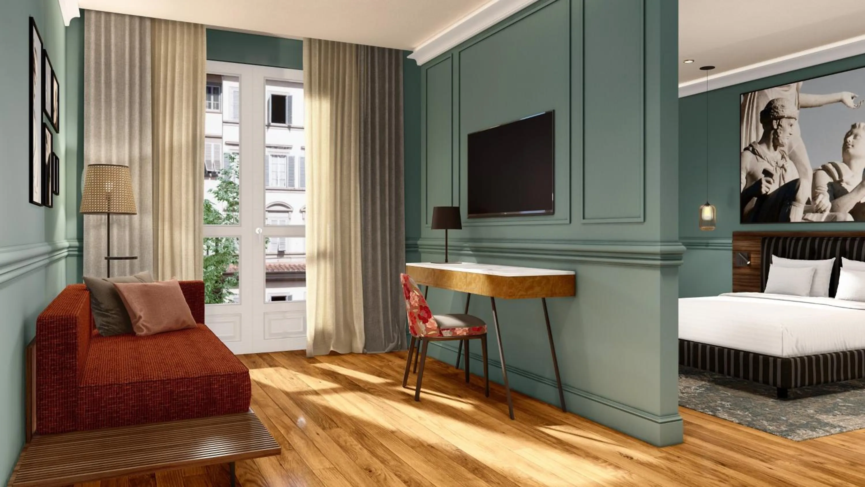 Photo of the whole room in Hotel CHC Torino Castello