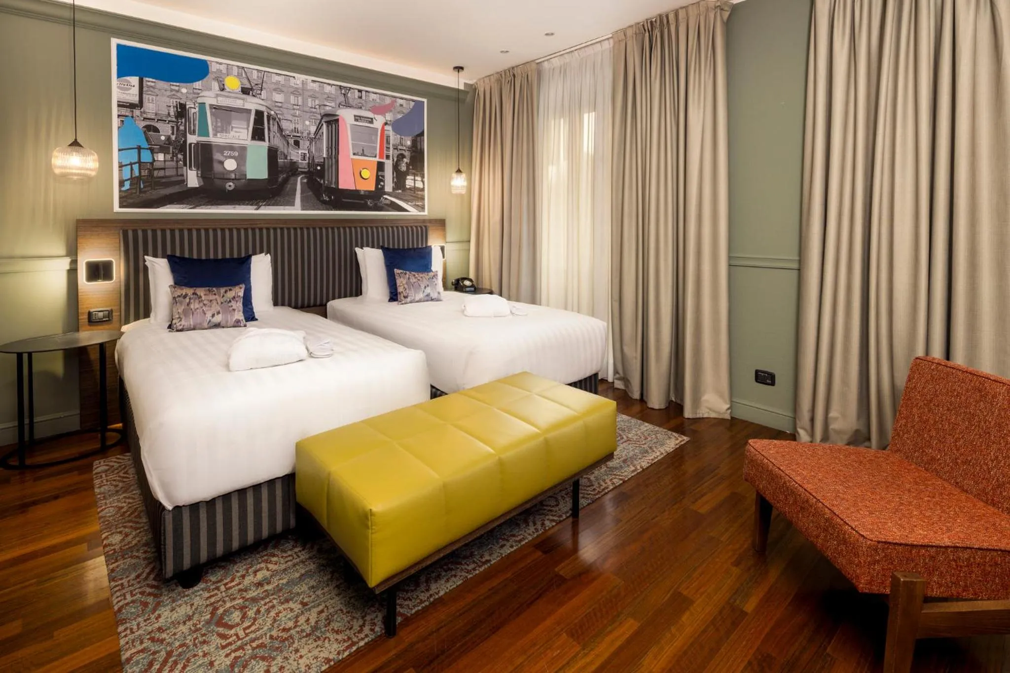 Photo of the whole room, Bed in Hotel Indigo Turin by IHG