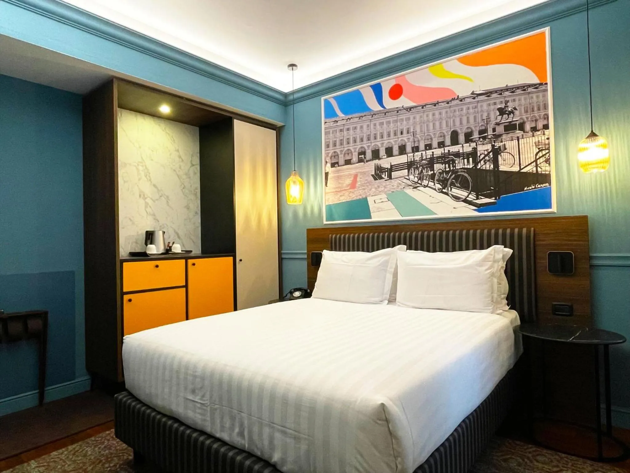 Photo of the whole room, Bed in Hotel Indigo Turin by IHG