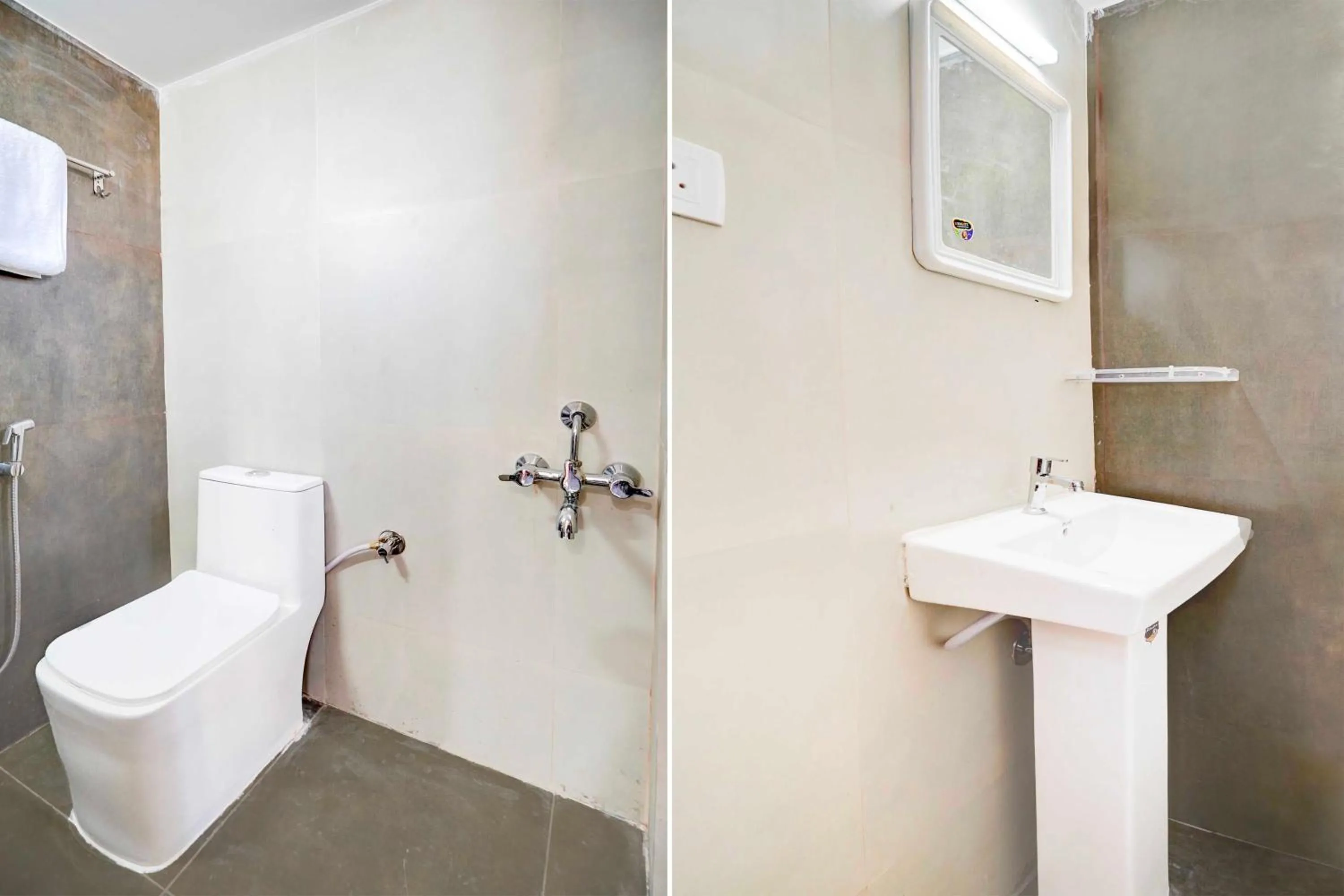 Bathroom in Hotel O Bhattrahalli Lakeview
