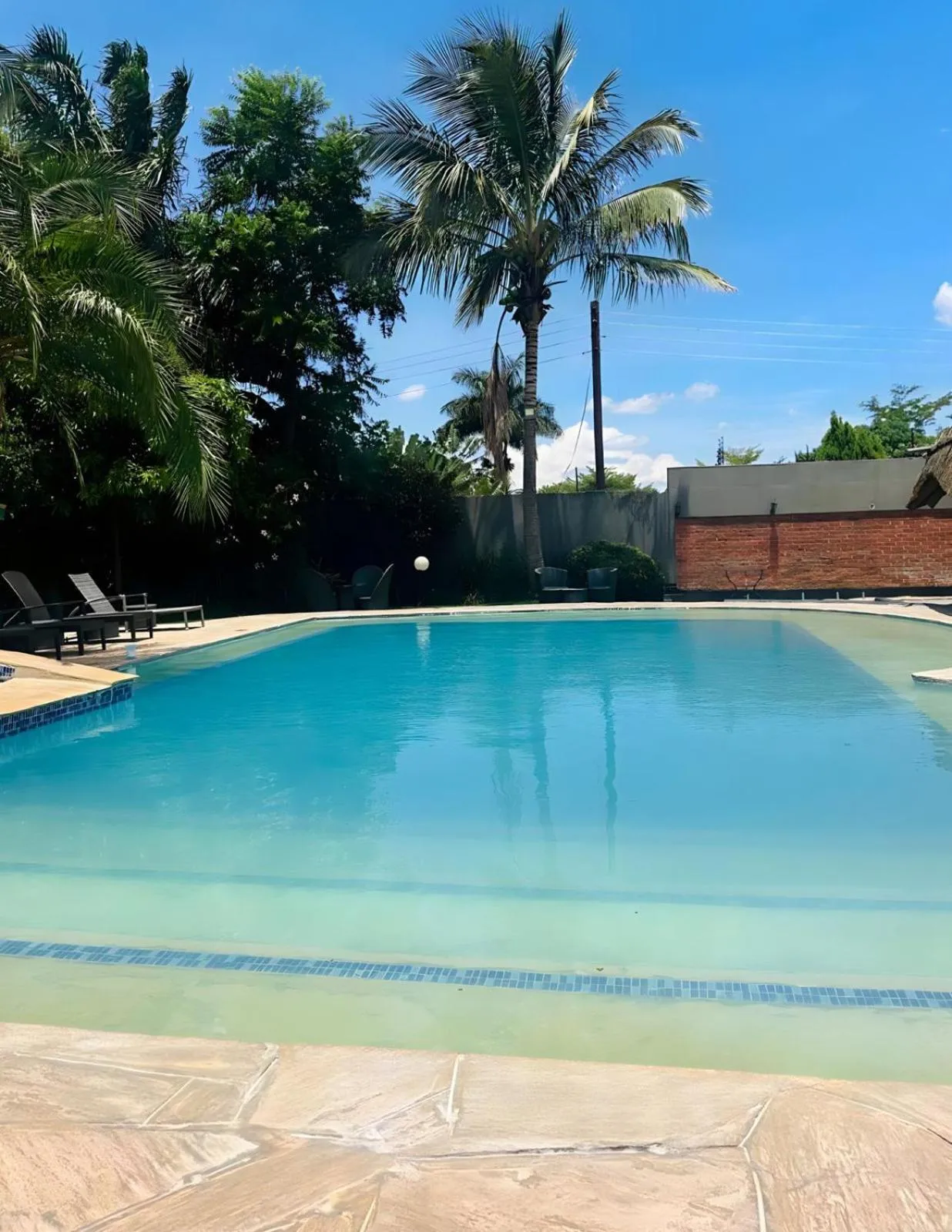 Swimming pool in Chrismar Hotel Lusaka