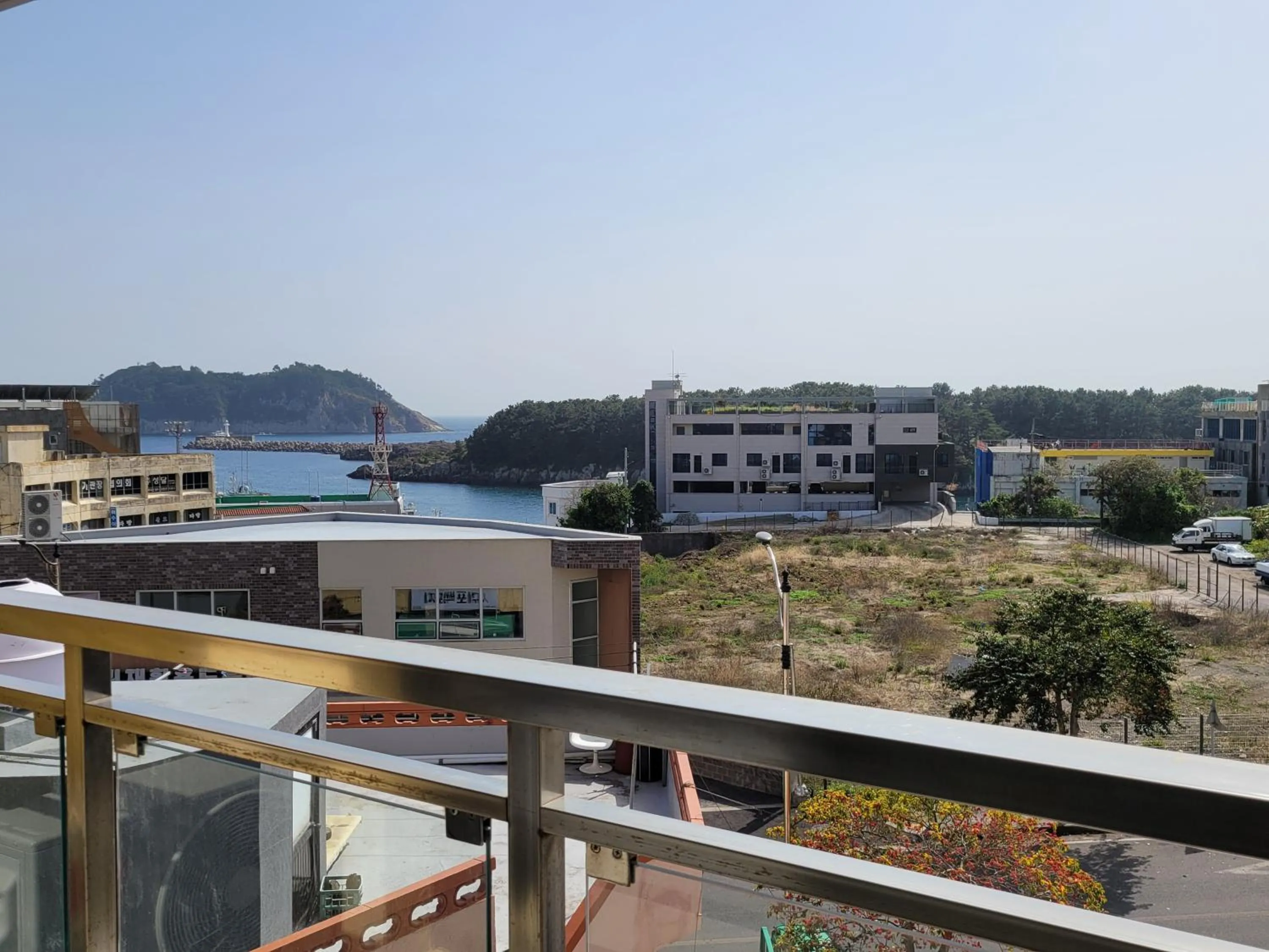 Balcony/Terrace in BK Hotel Jeju