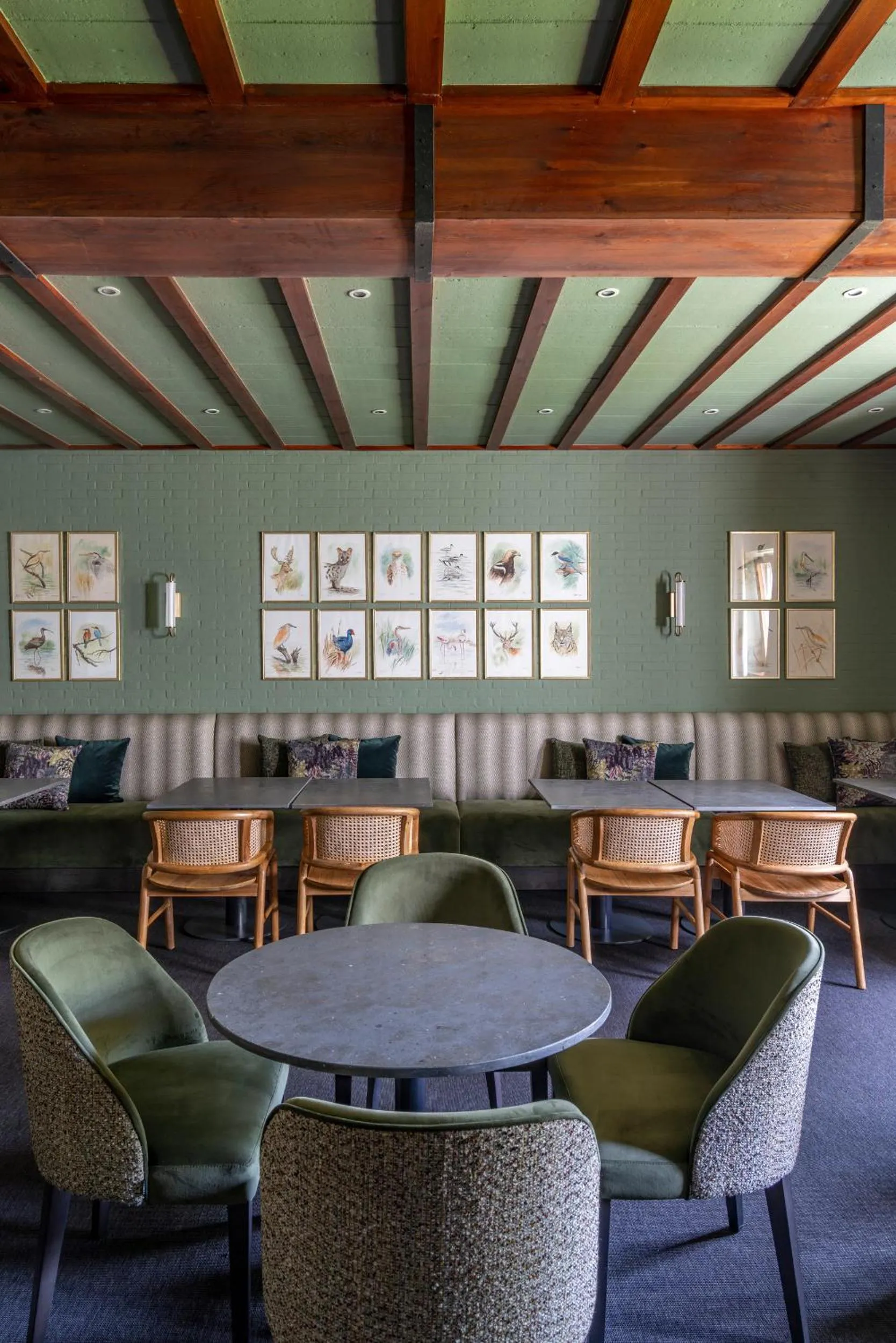 Communal lounge/ TV room in Parador de Mazagón