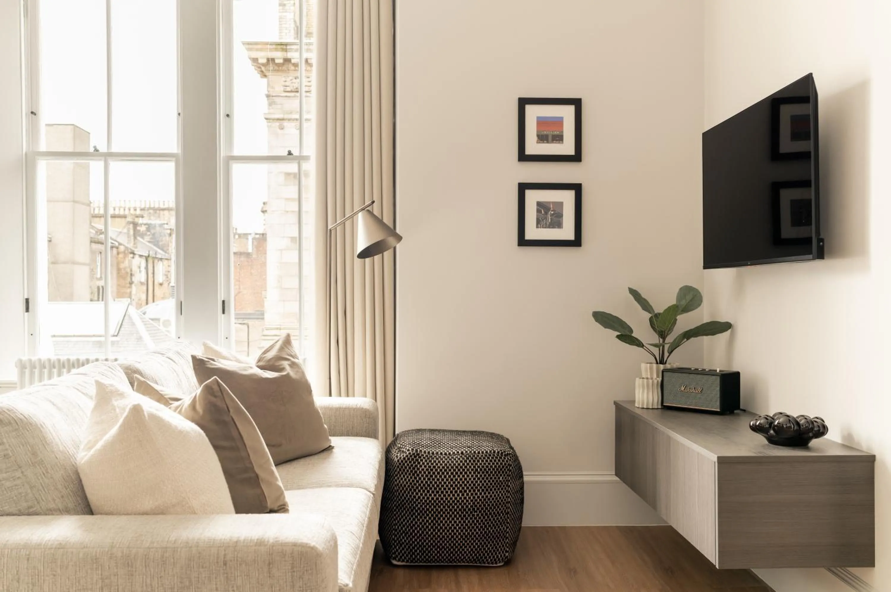 Living room in Moment Blythswood St