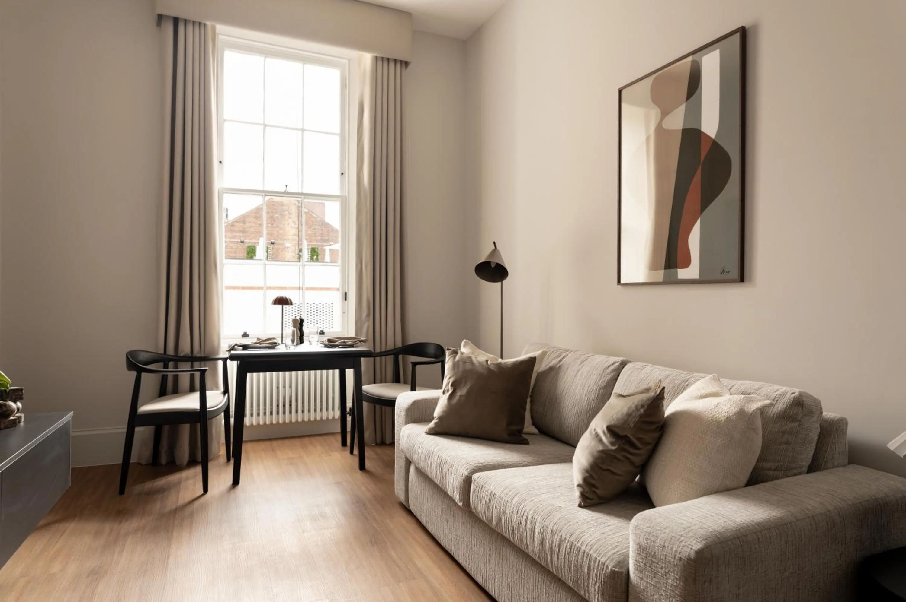 Living room in Moment Blythswood St