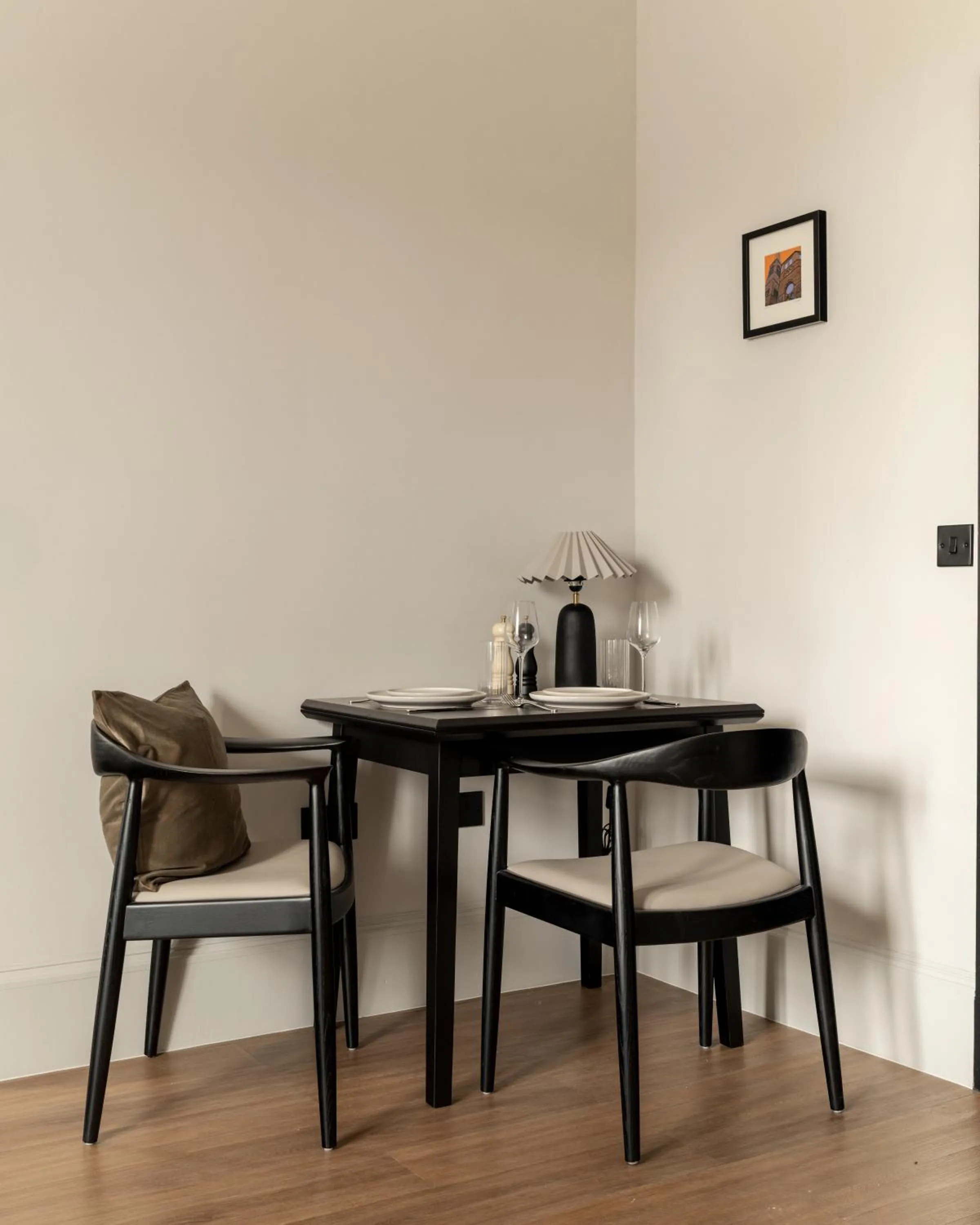 Dining area in Moment Blythswood St