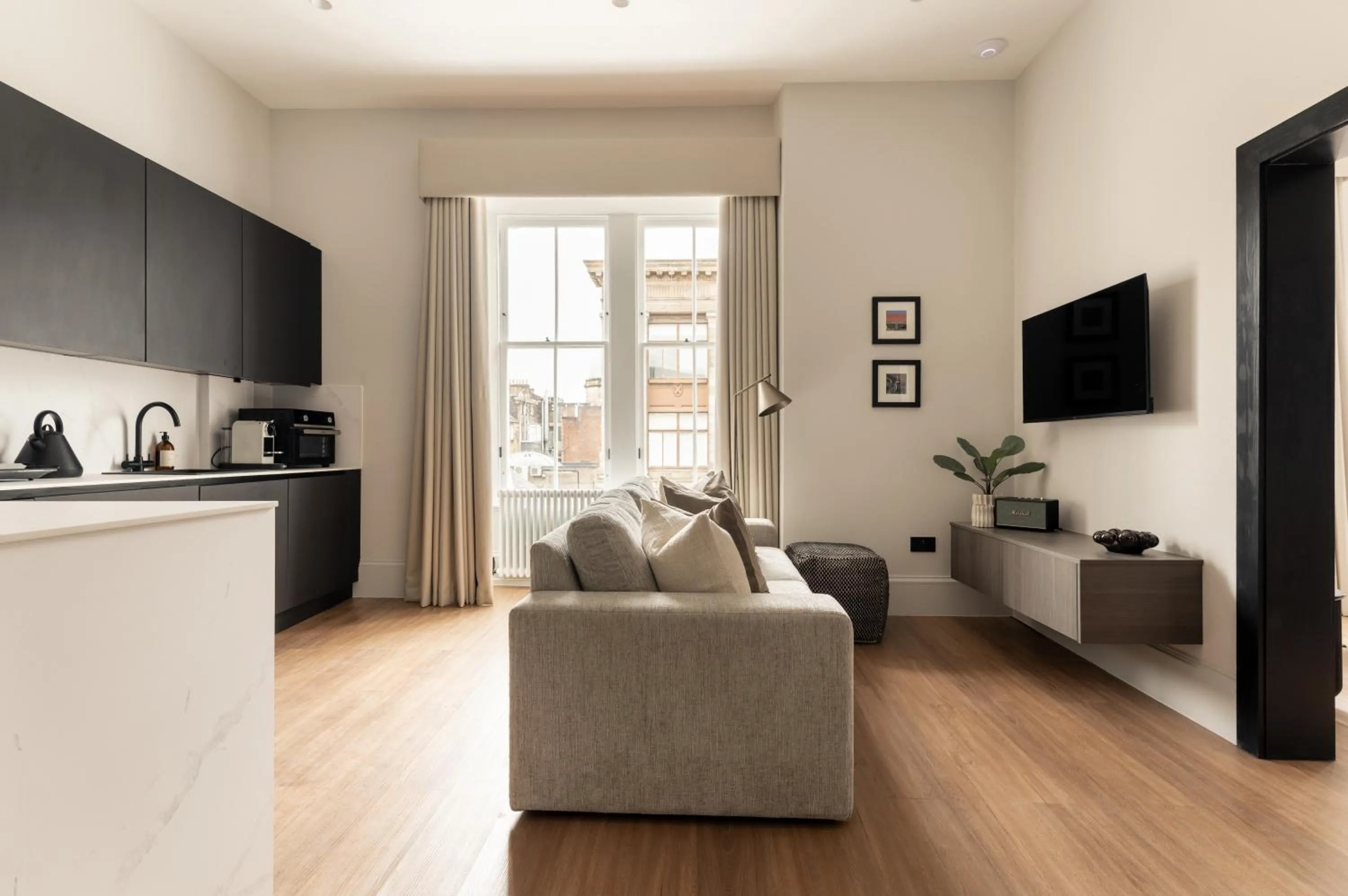Living room in Moment Blythswood St