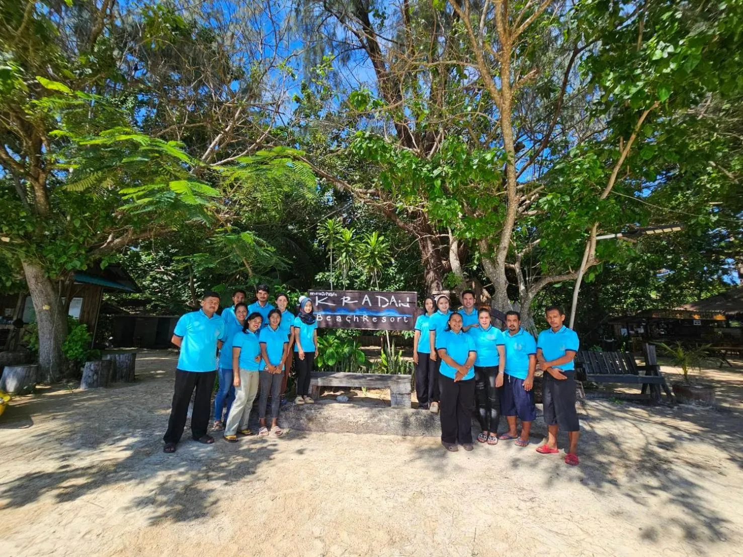 Staff in Kradan Beach Resort