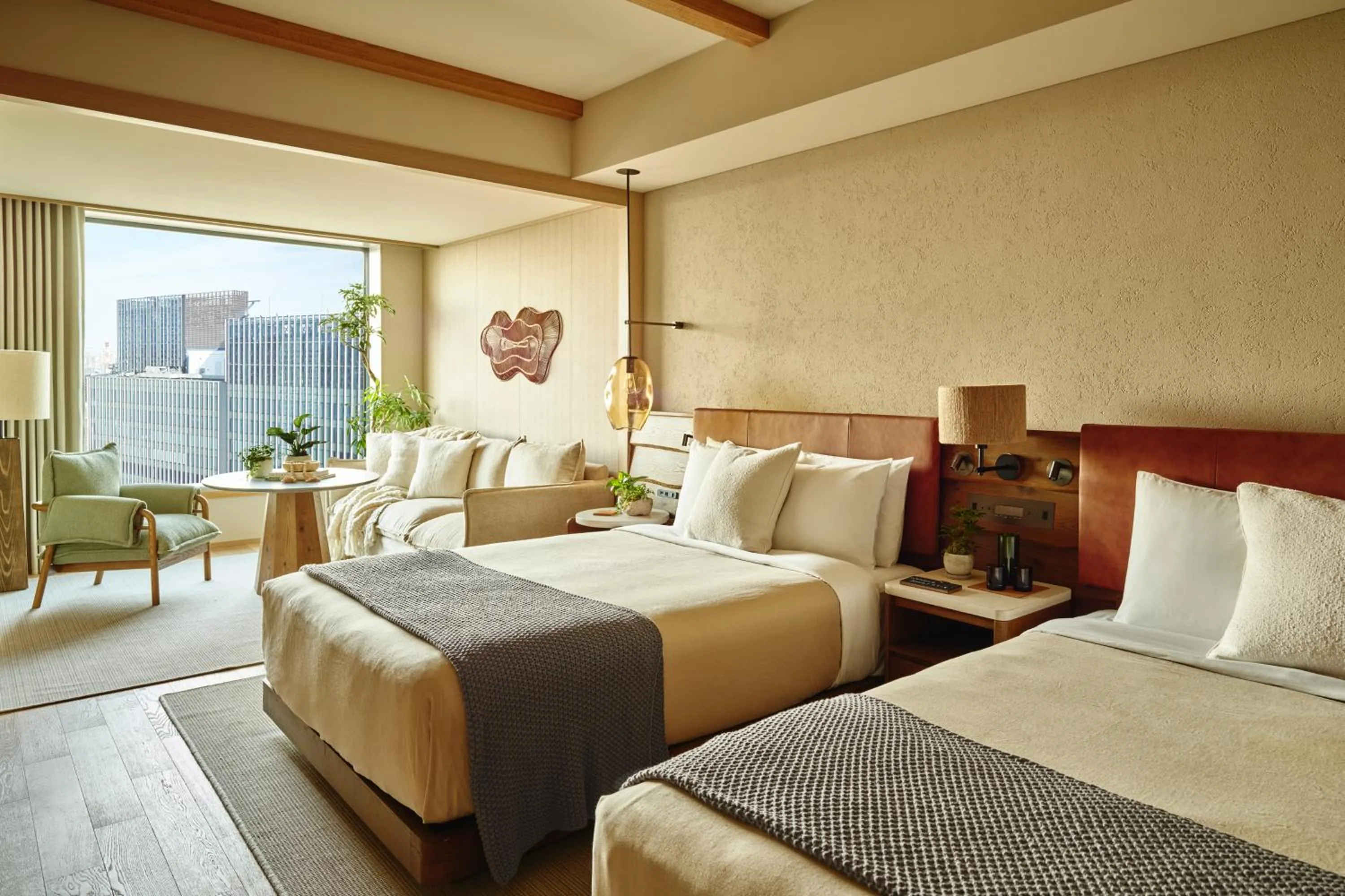 Deluxe Queen Room with Two Queen Beds in 1 Hotel Tokyo