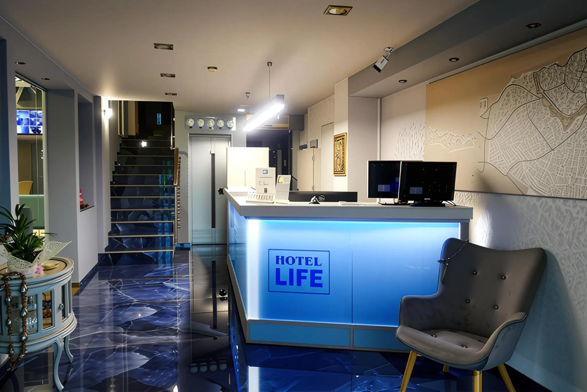 Lobby or reception in City Life Port Hotel