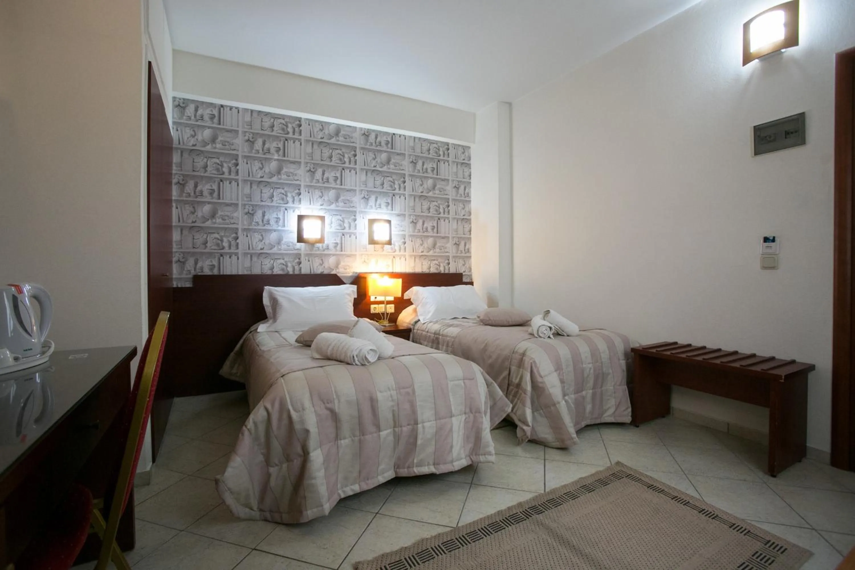 Bed in City Life Port Hotel