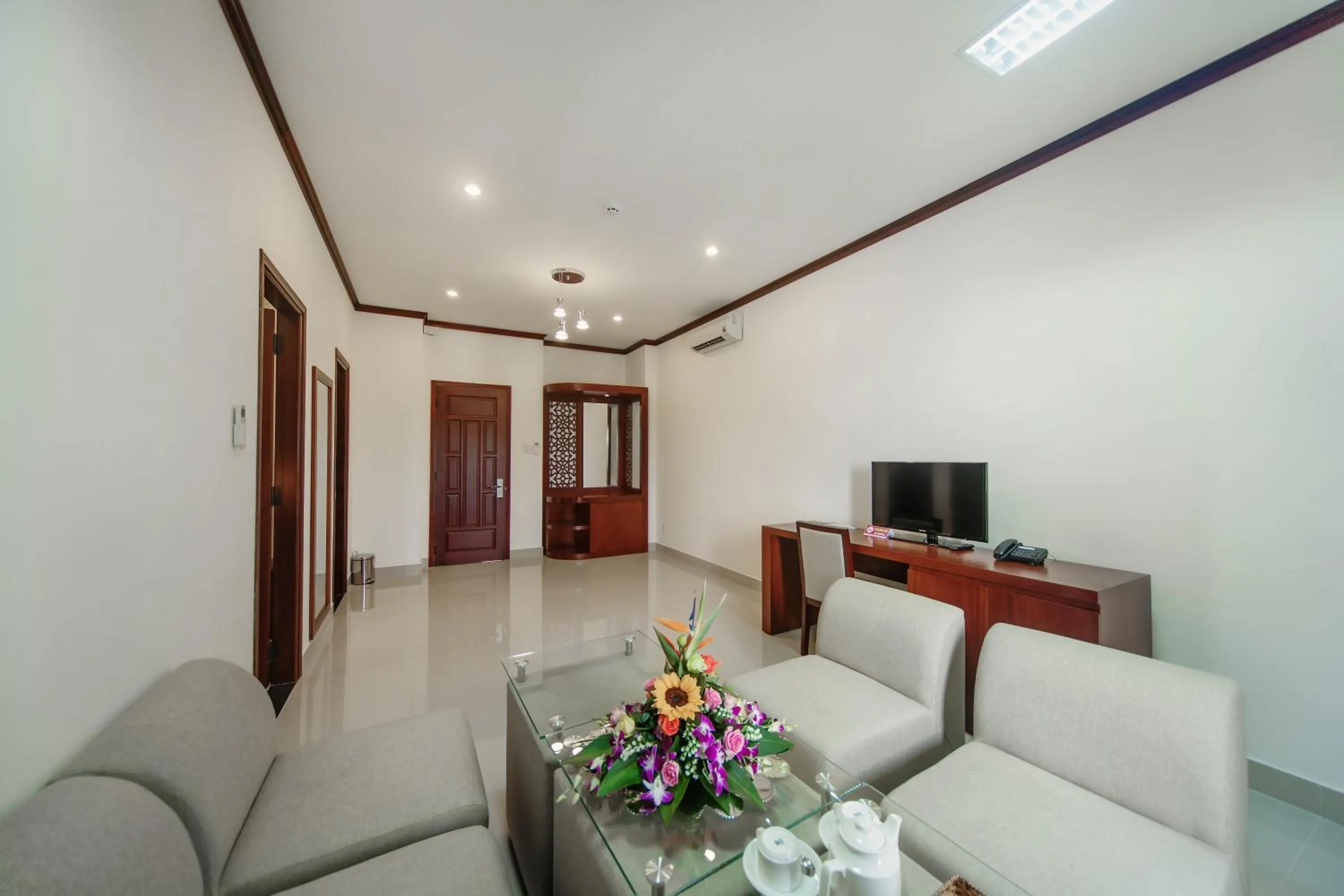 Living room in Ban Thach Riverside Hotel & Resort