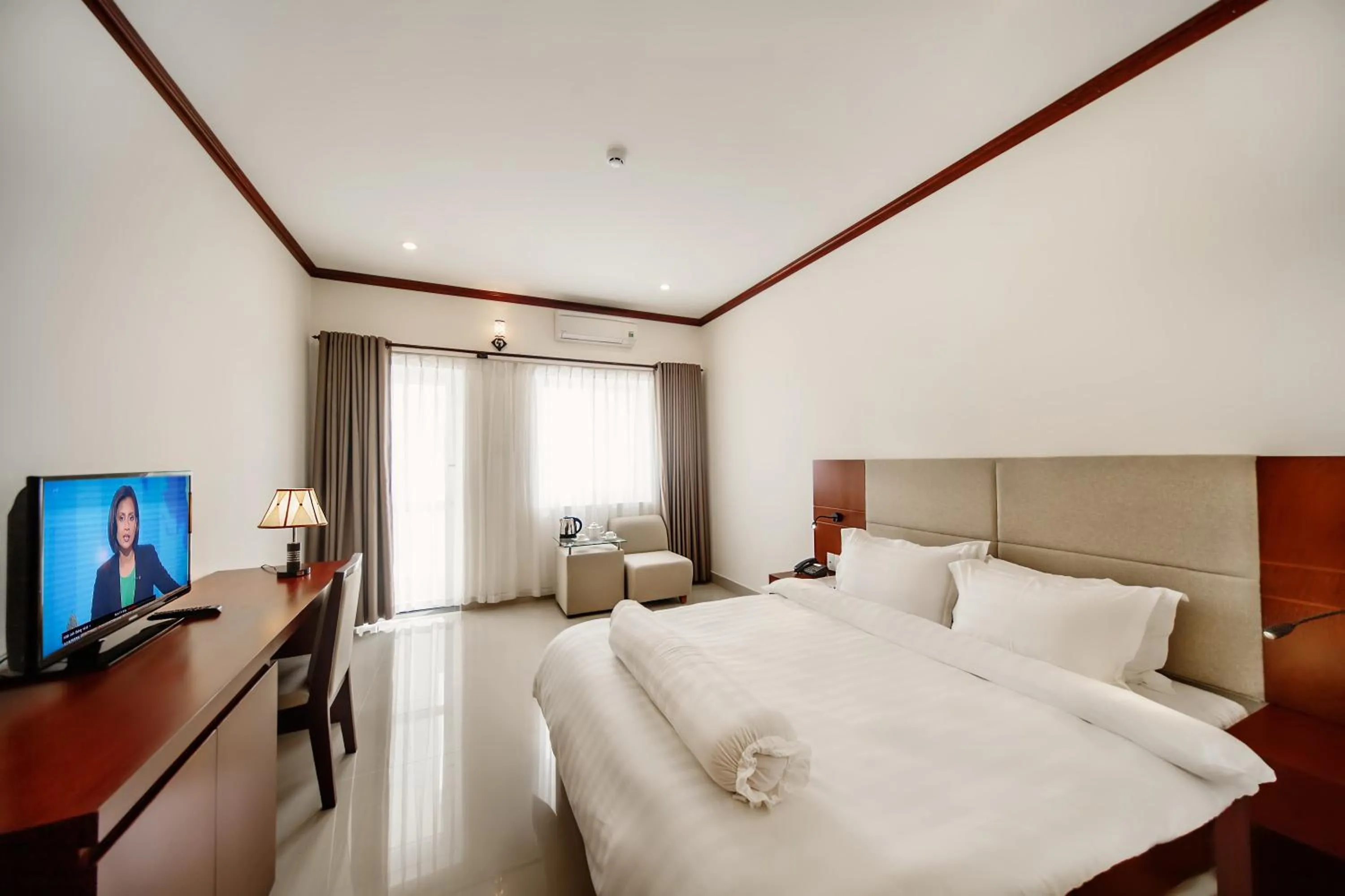 Bedroom, Bed in Ban Thach Riverside Hotel & Resort