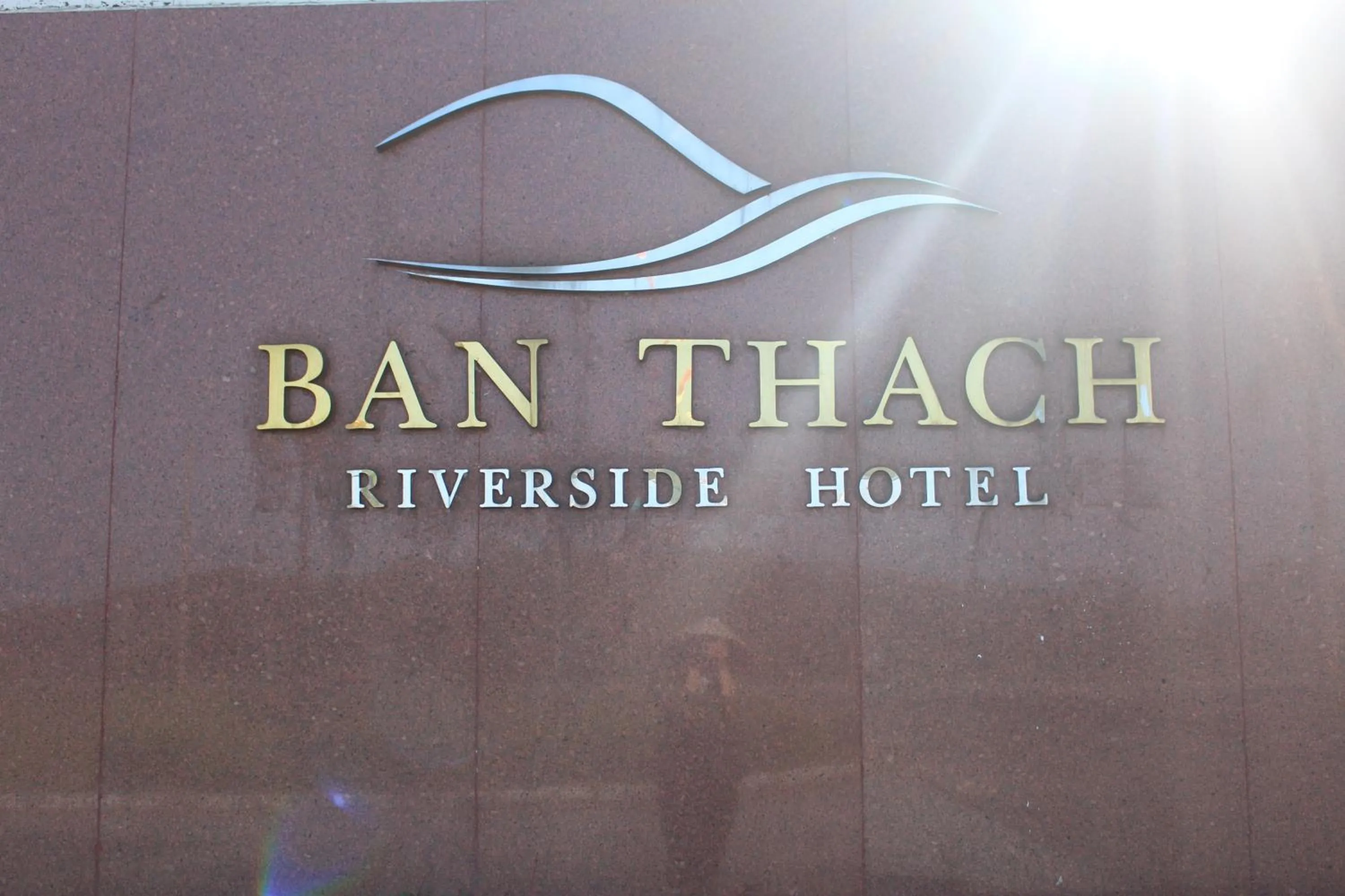 Property logo or sign in Ban Thach Riverside Hotel & Resort