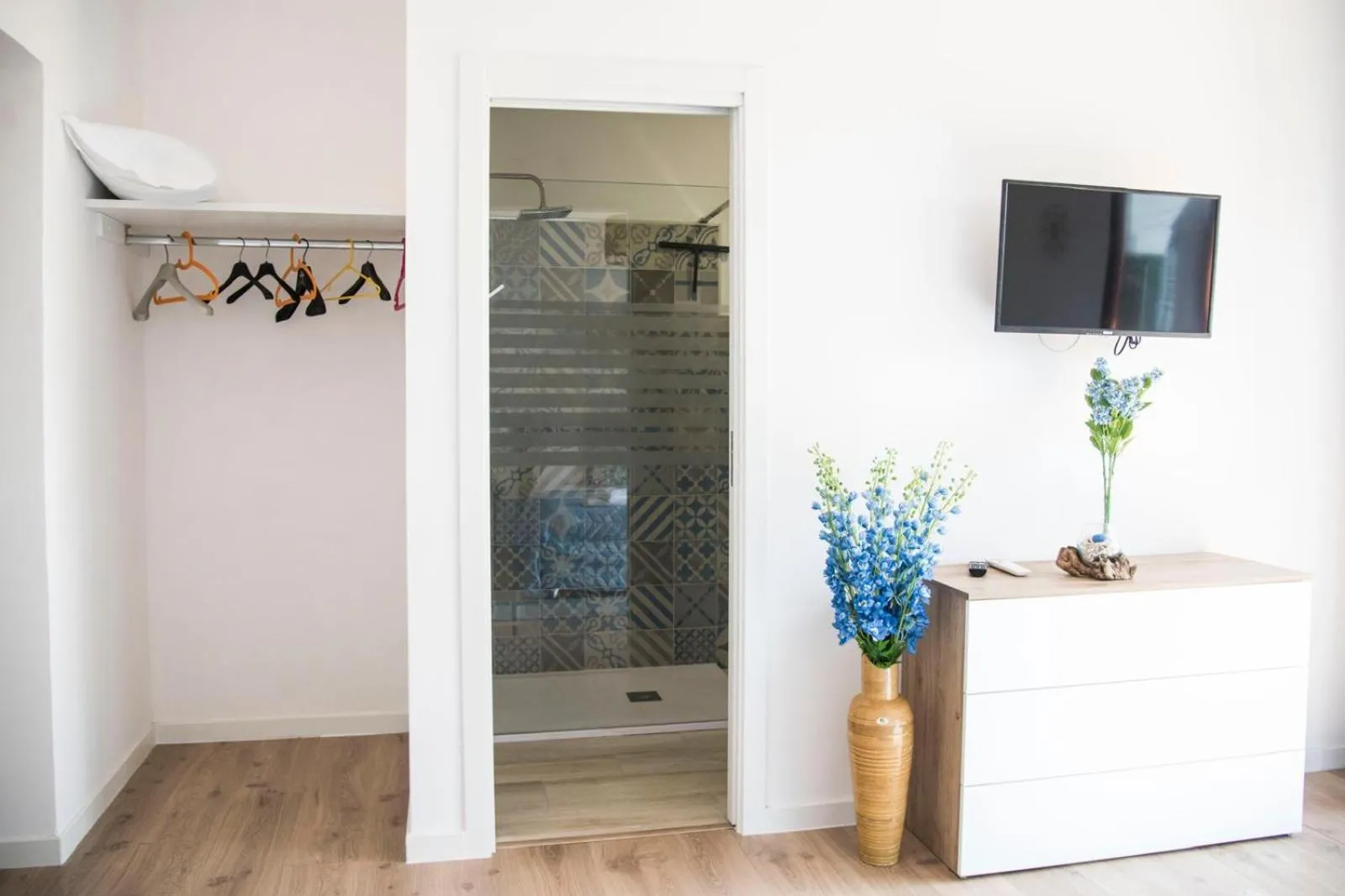 Shower in B&B Casa Cosmano