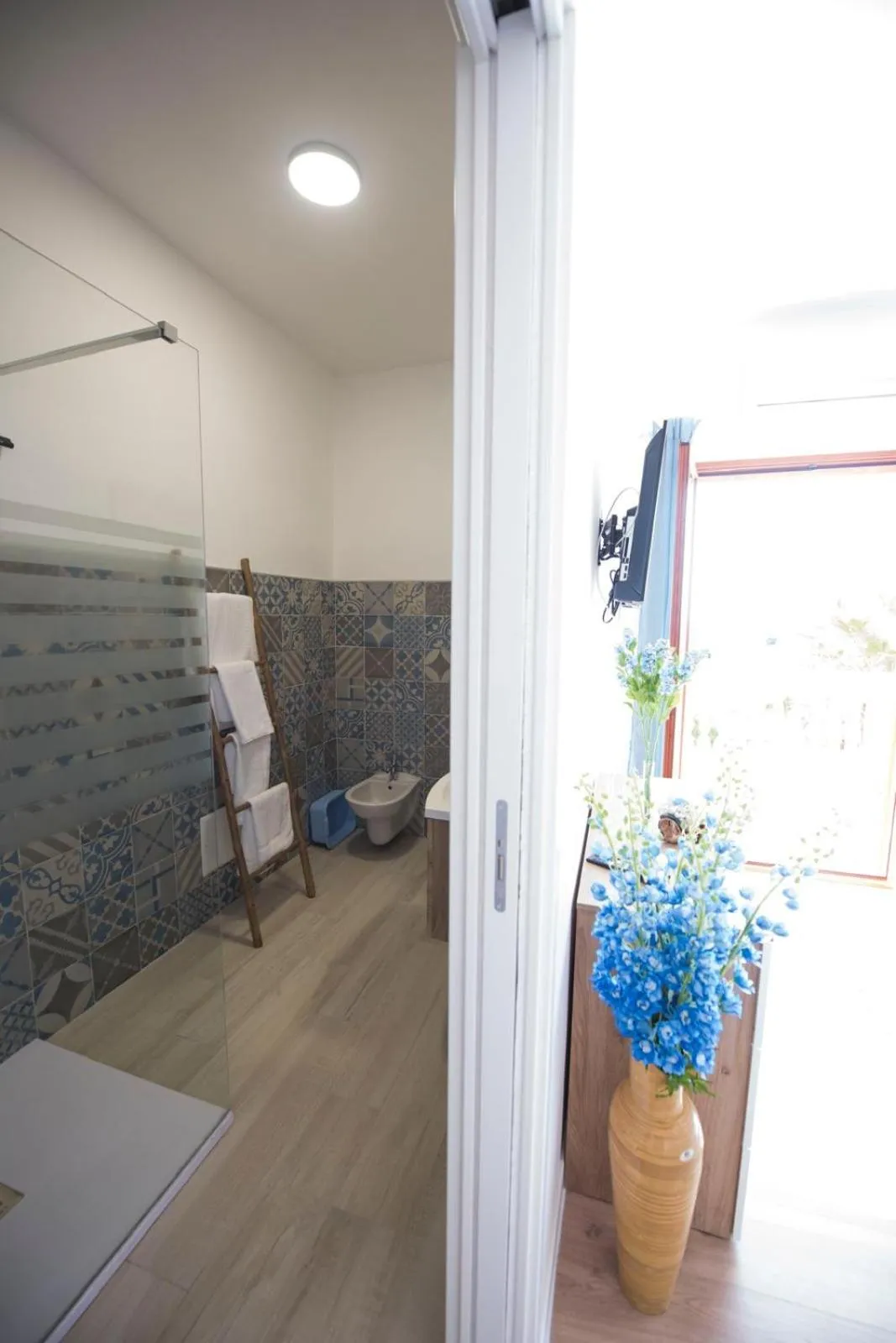 Shower in B&B Casa Cosmano