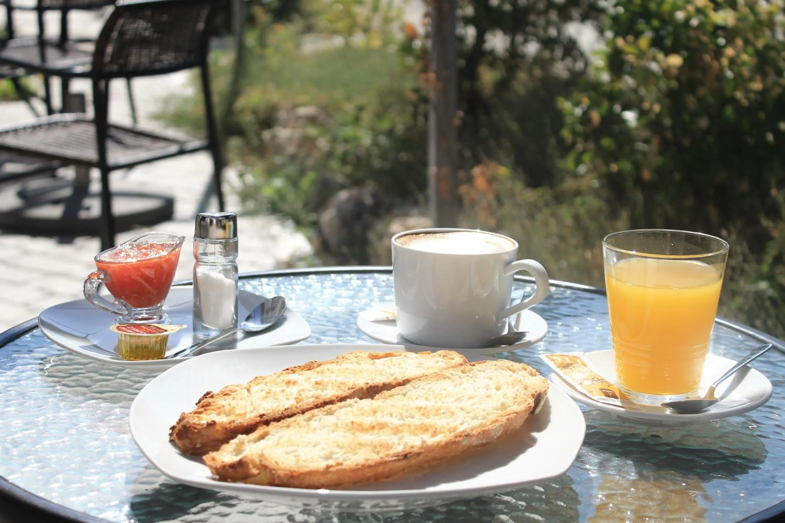 Continental breakfast in Hostal Landhaus