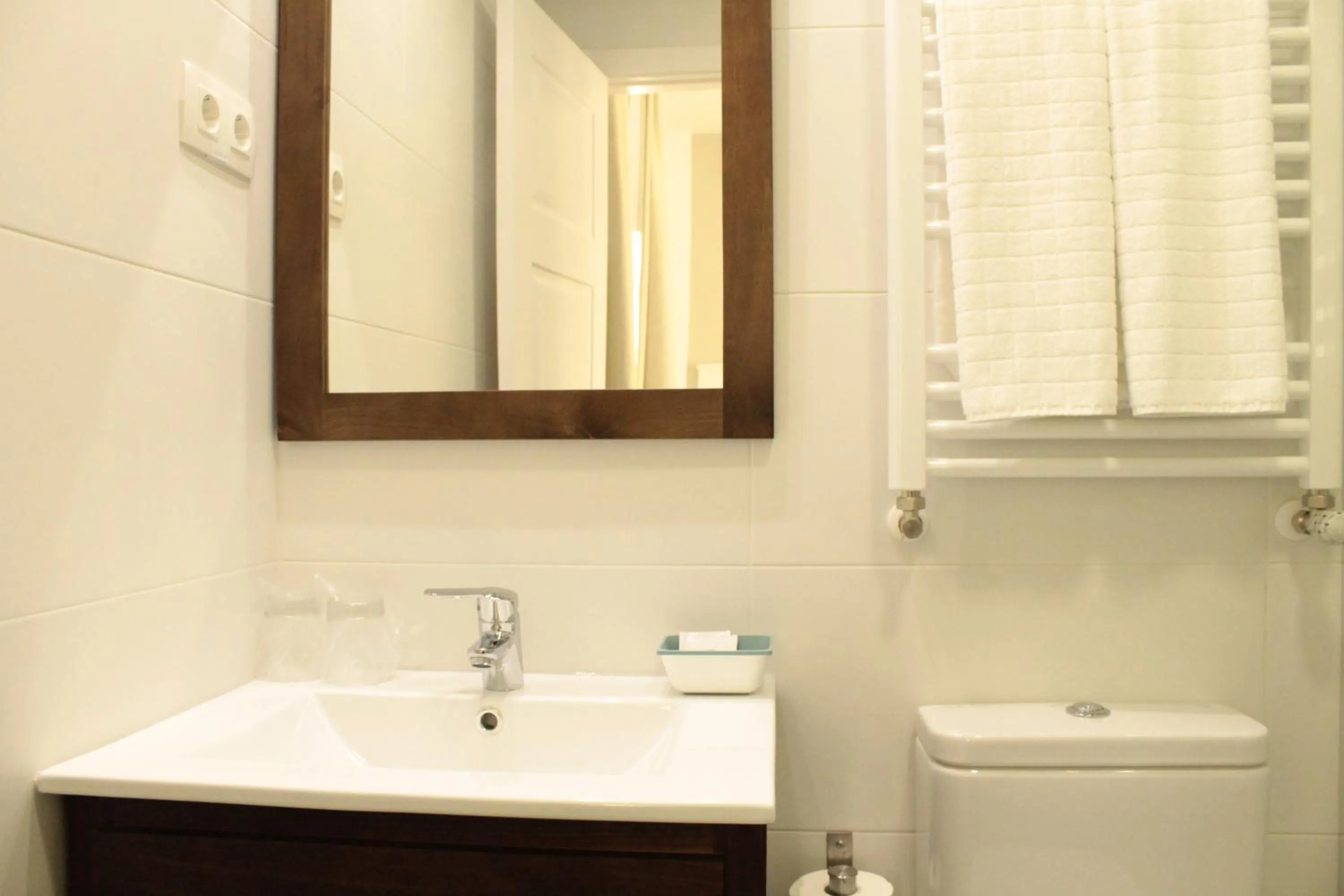 Shower in Hostal Landhaus