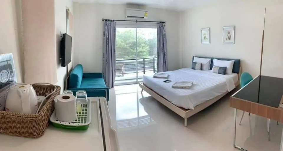 Bed in Privacy Residence Lopburi
