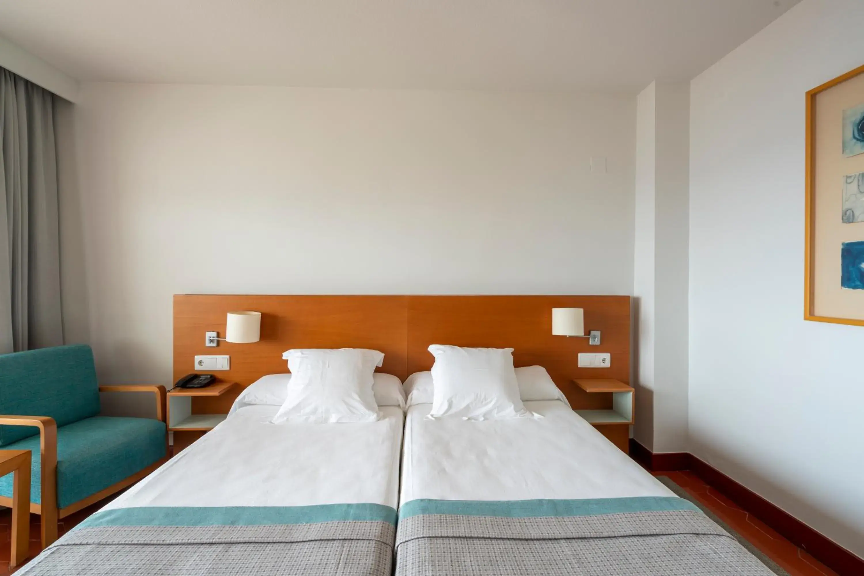 Bed in Parador de Nerja Bed in Parador de Nerja