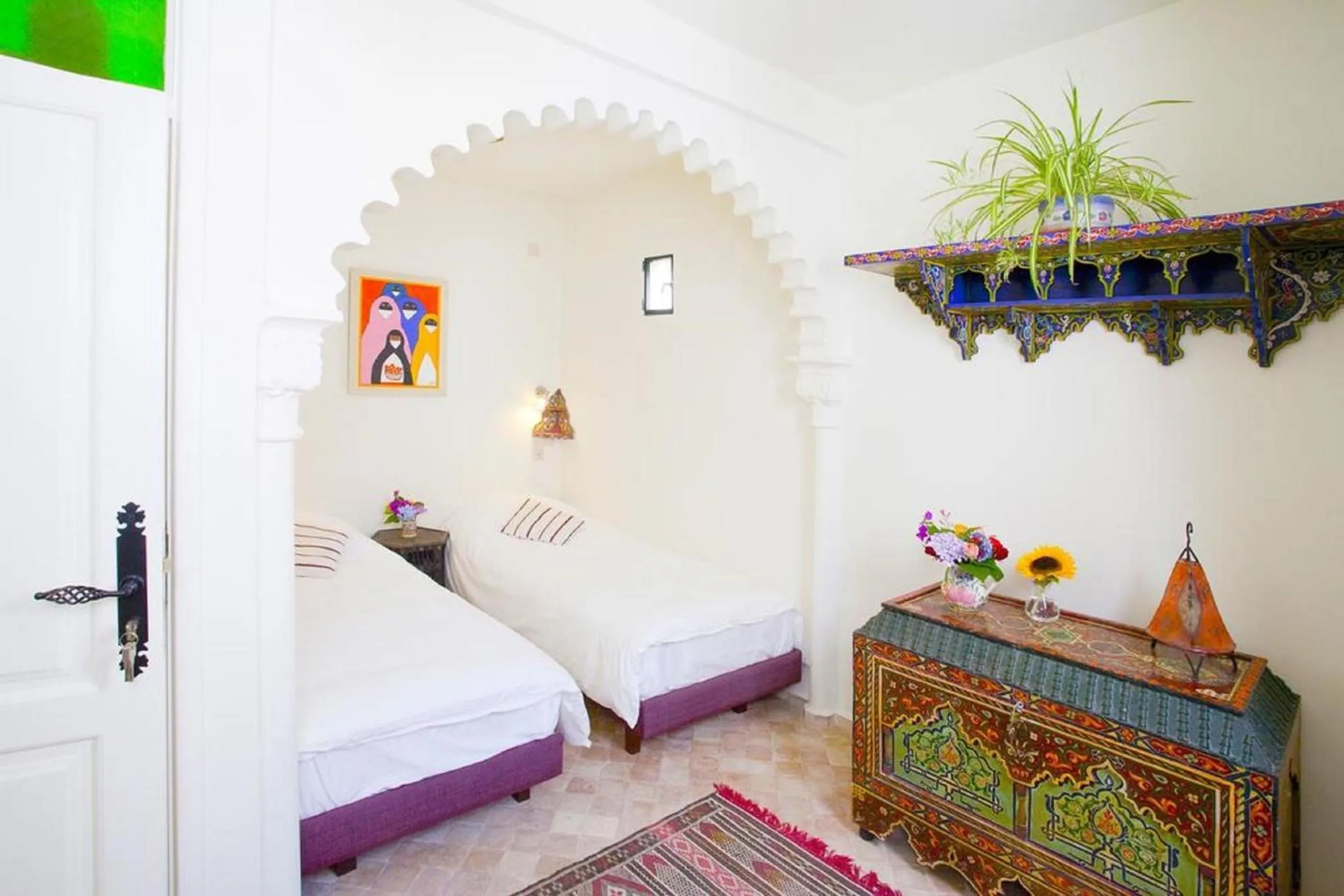 View (from property/room), Bed in Kasbah Rose