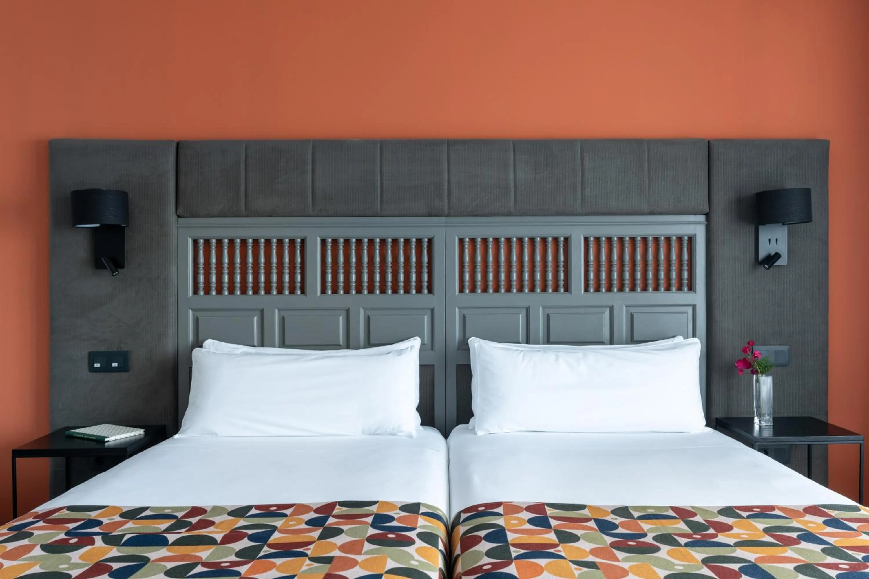 Bed in Parador de La Palma