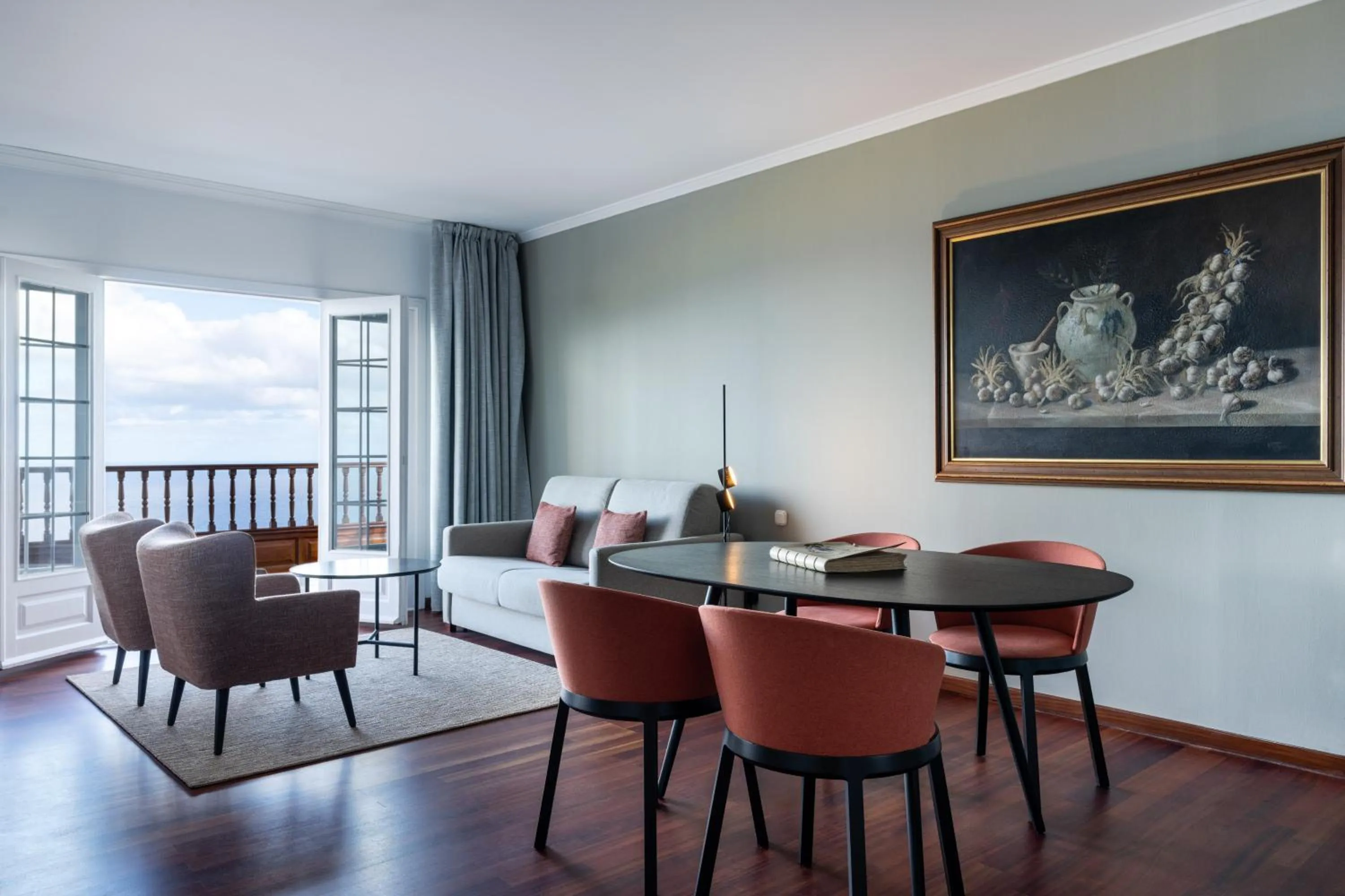 Bed in Parador de La Palma