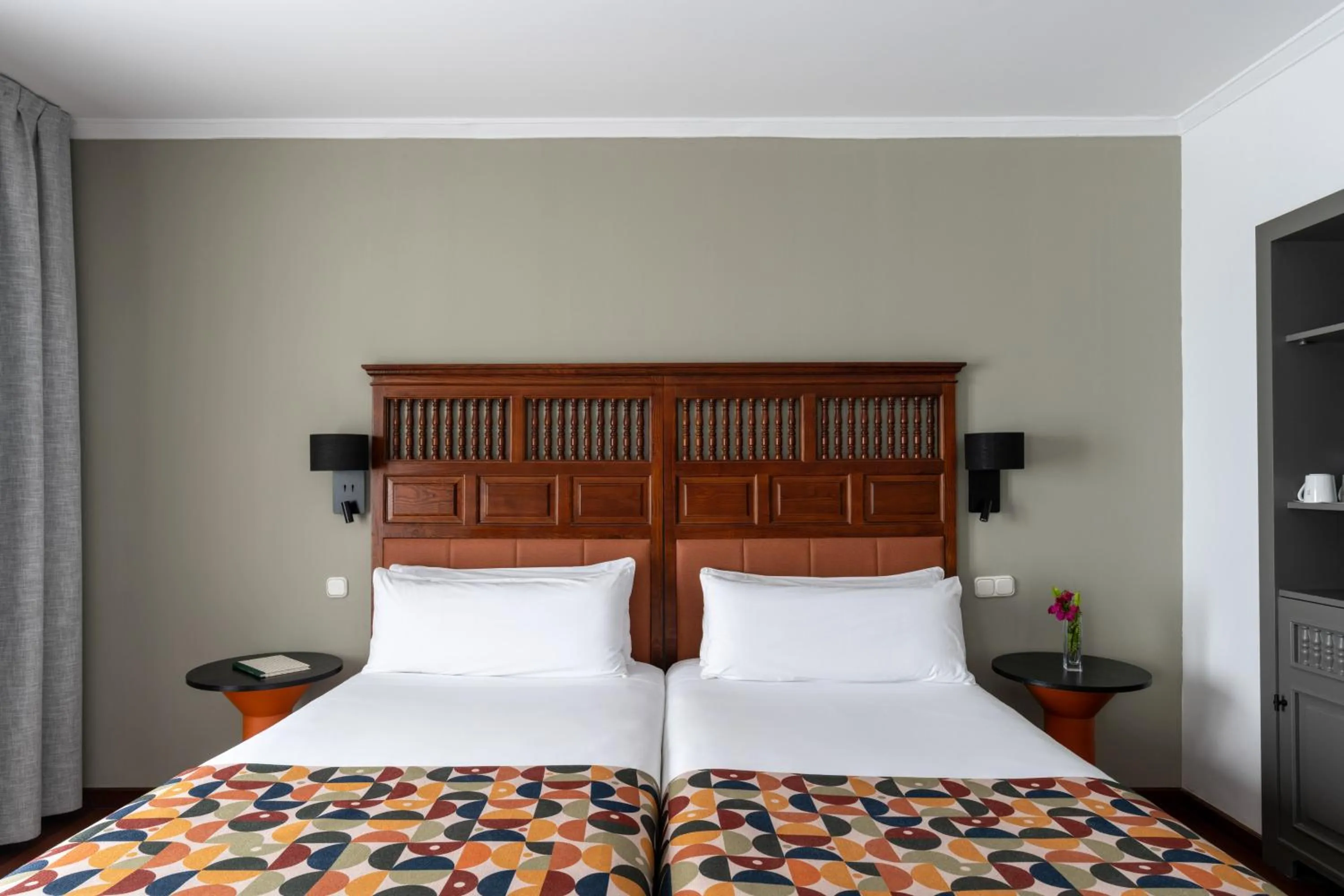 Bed in Parador de La Palma