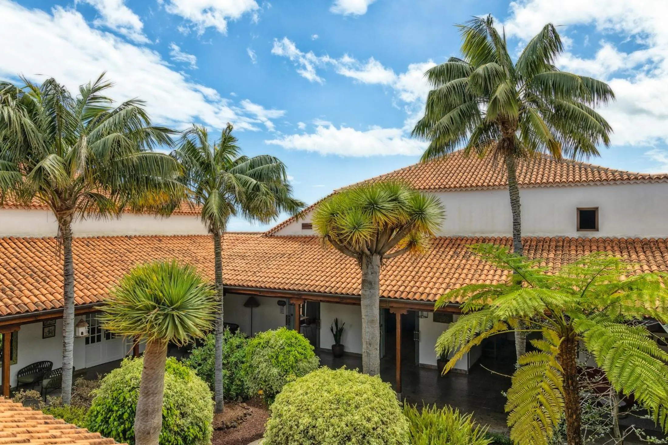 Garden in Parador de La Palma