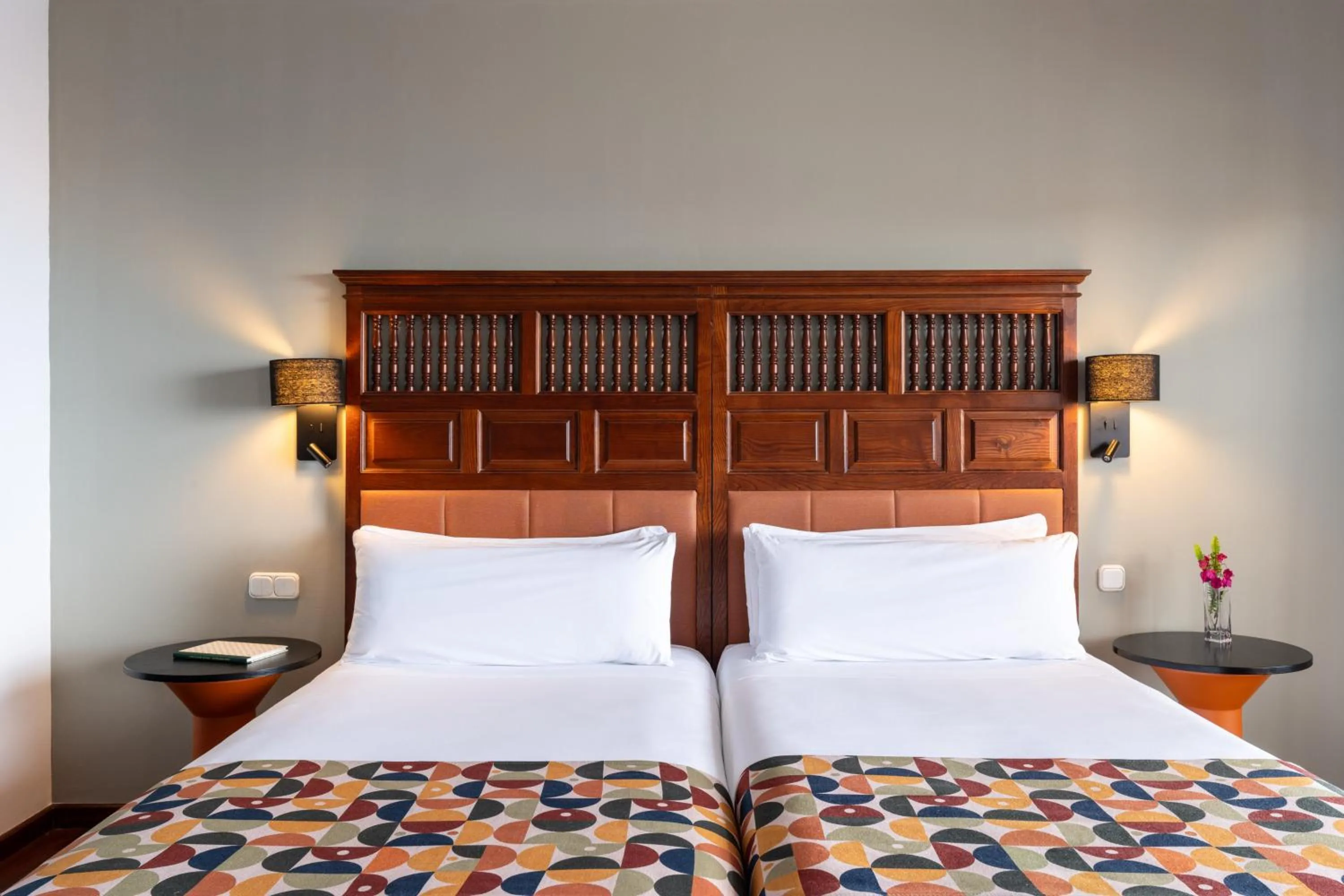 Bed in Parador de La Palma