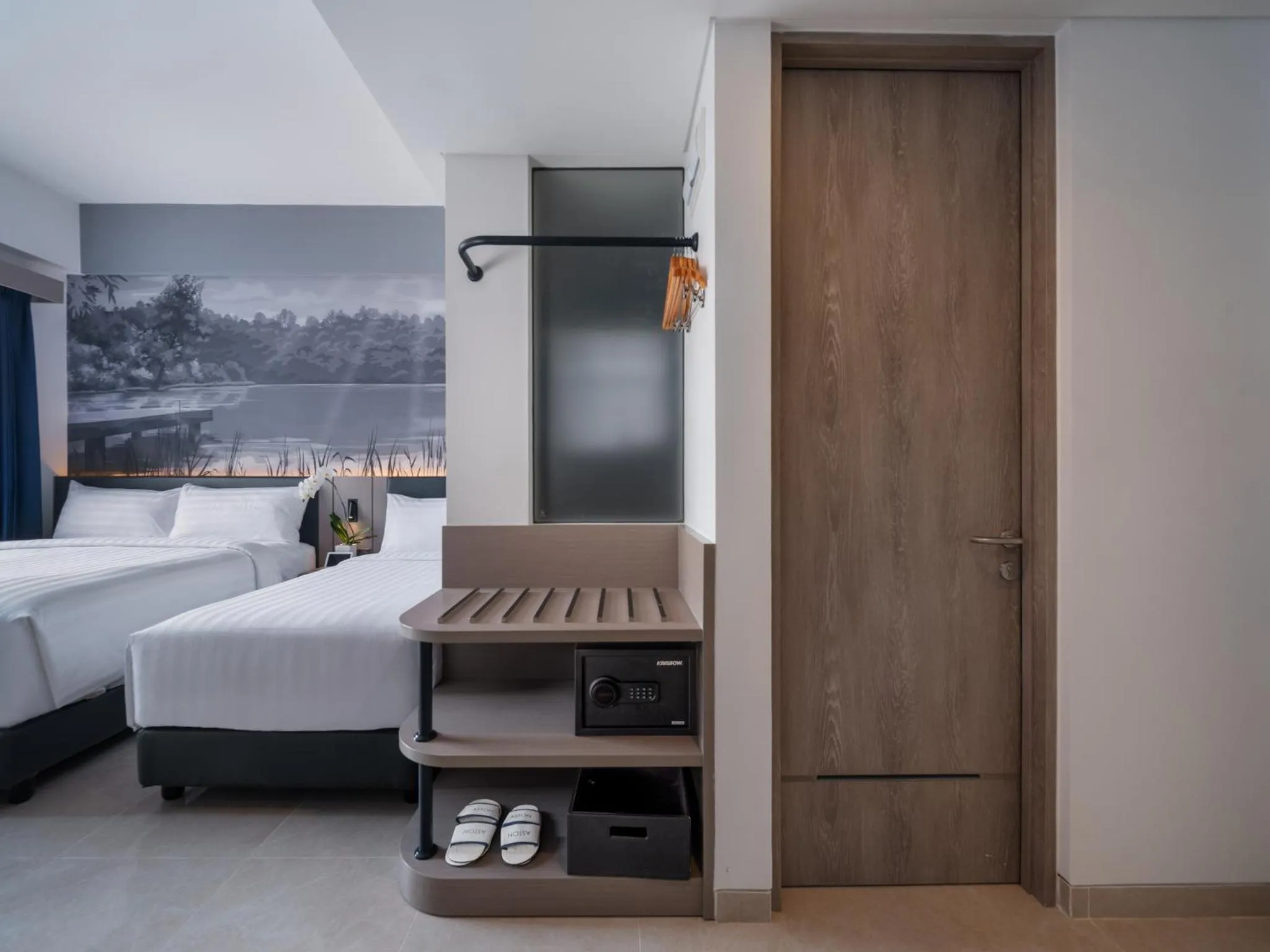 wardrobe, Bed in Aston Inn Lumajang - East Java