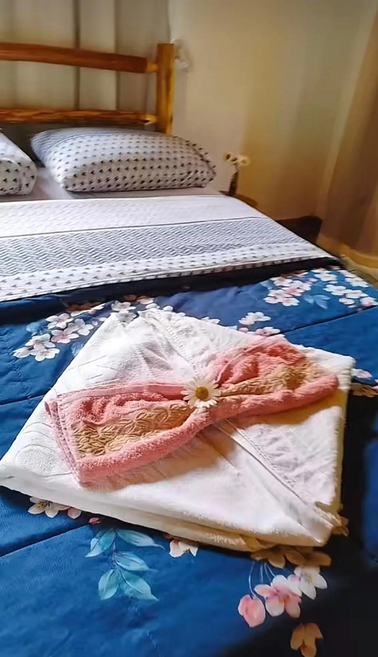 Bed in Pousada Bella Ana