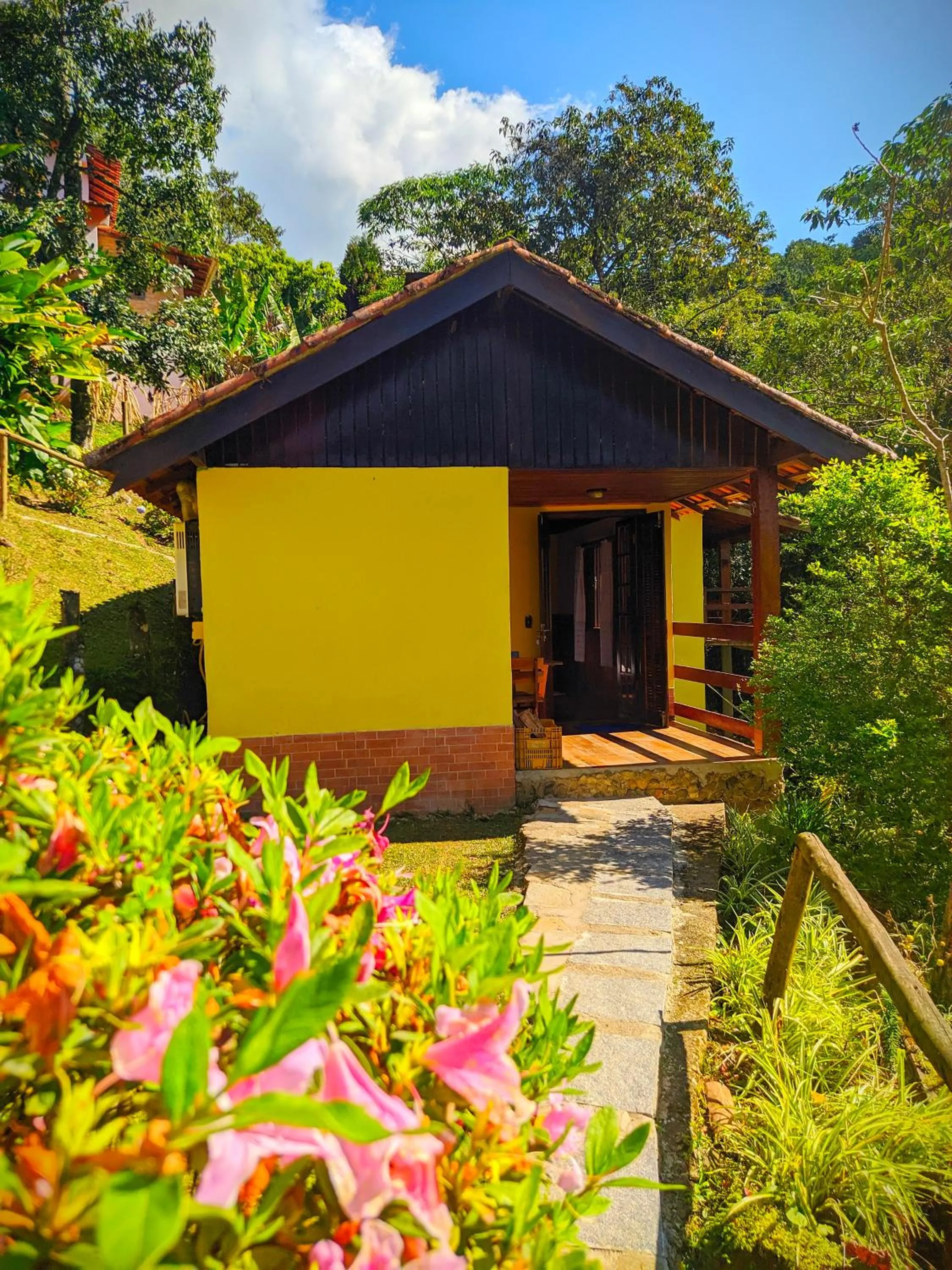 Garden in Pousada Bella Ana