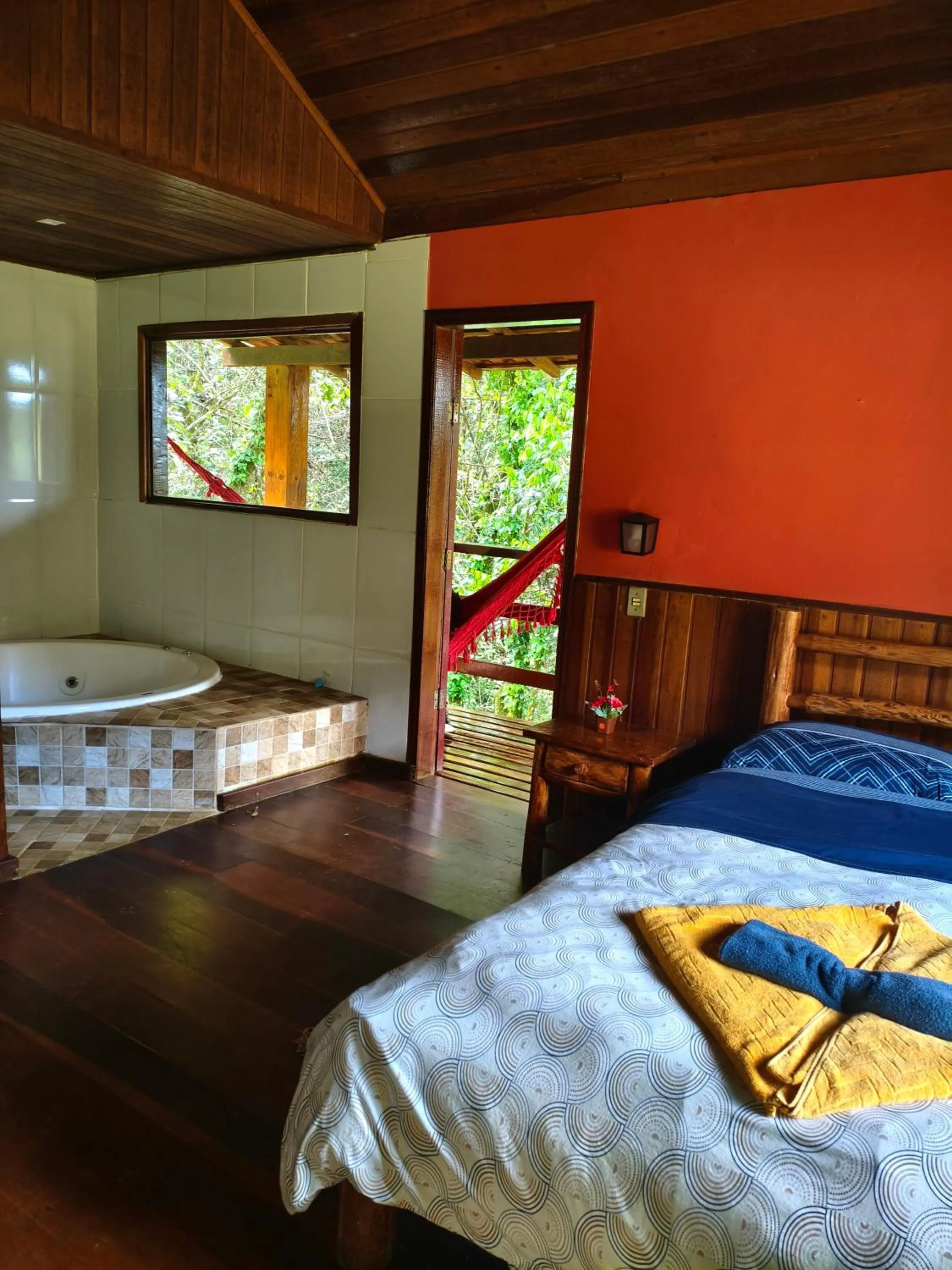 Bed in Pousada Bella Ana