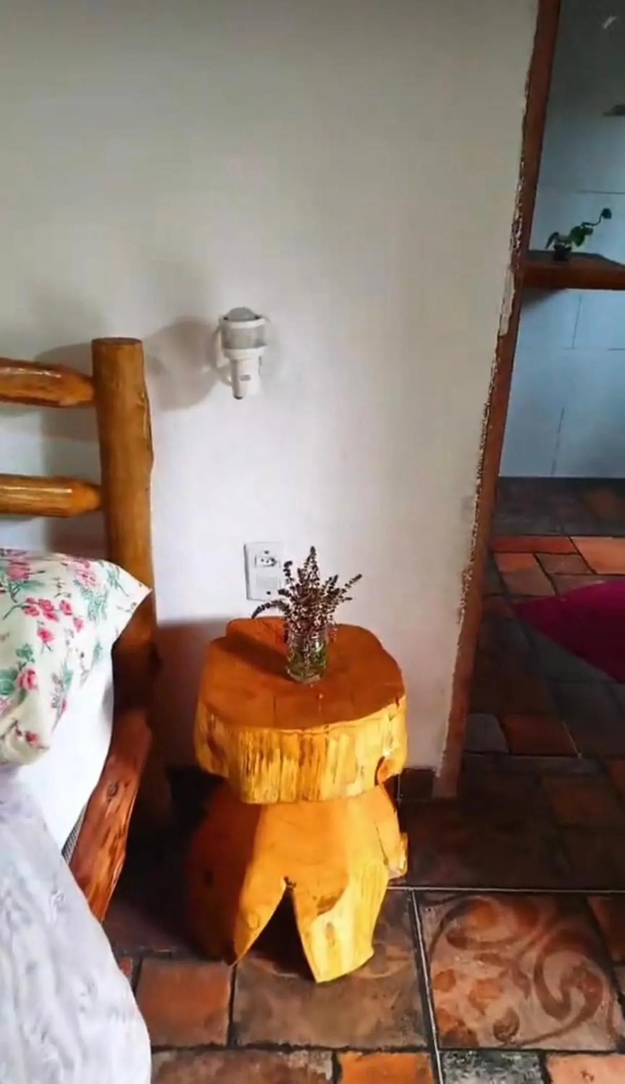 Bed in Pousada Bella Ana