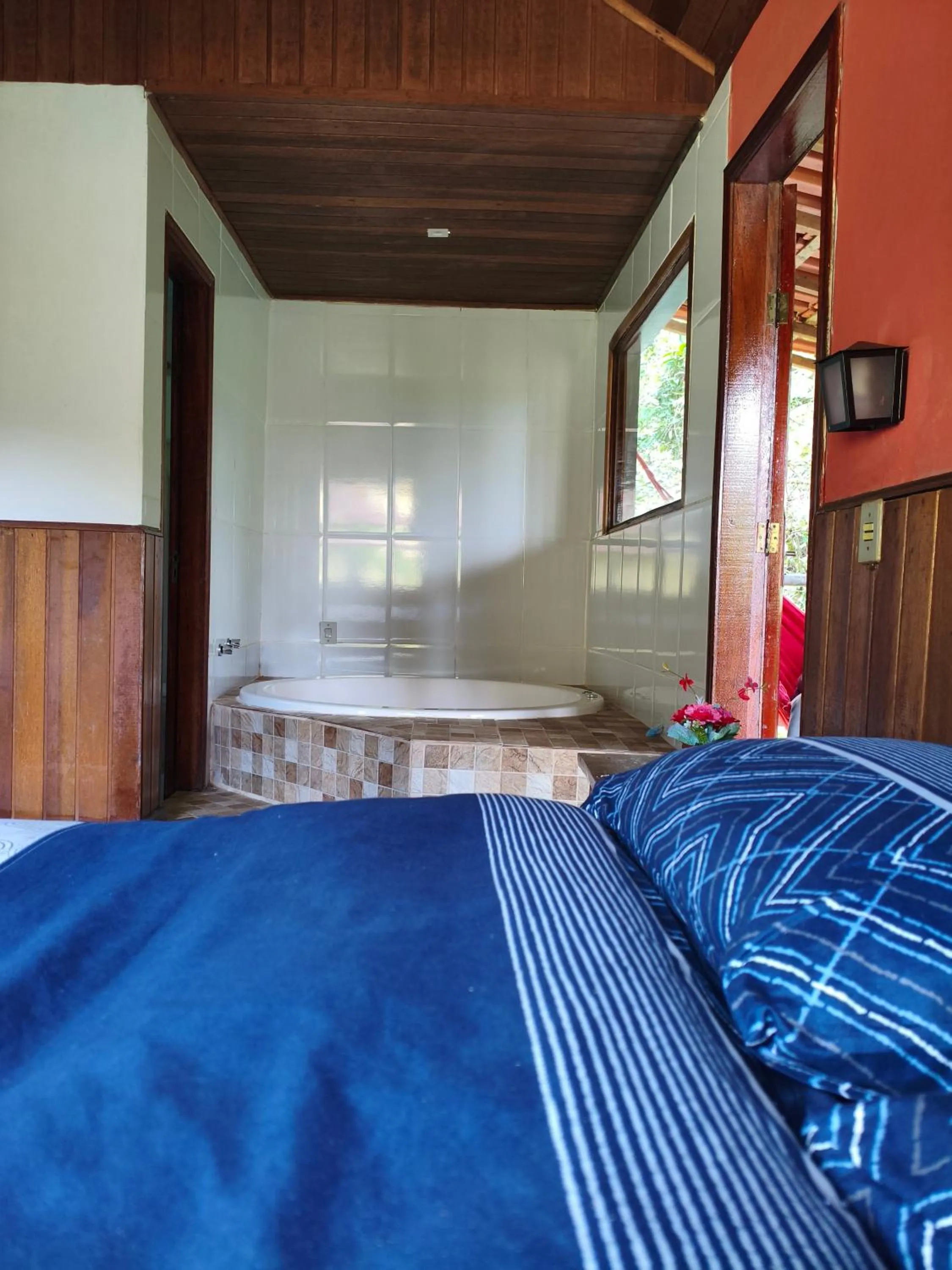 Bed in Pousada Bella Ana