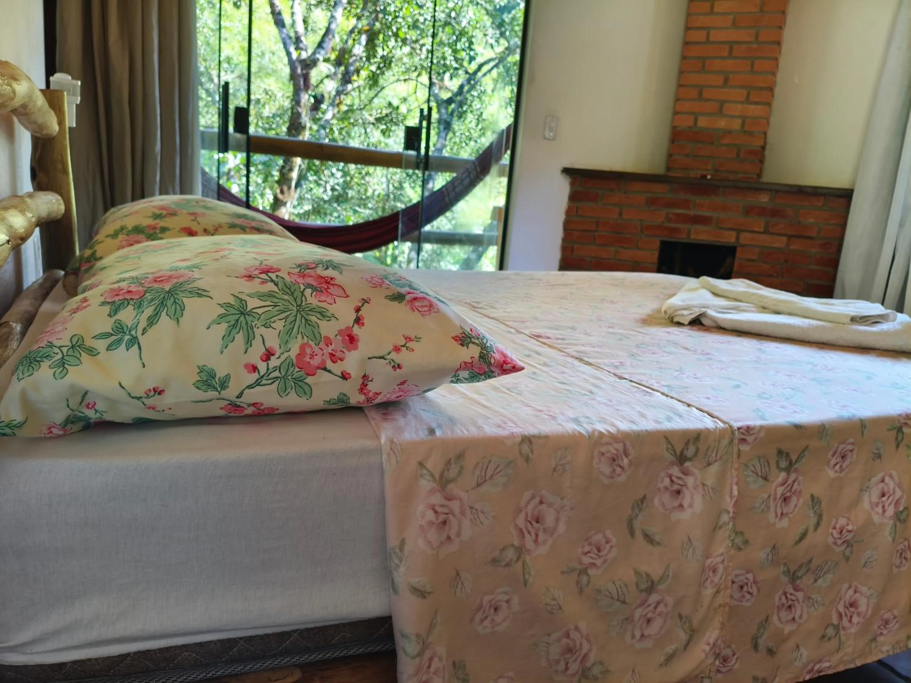 Bed in Pousada Bella Ana