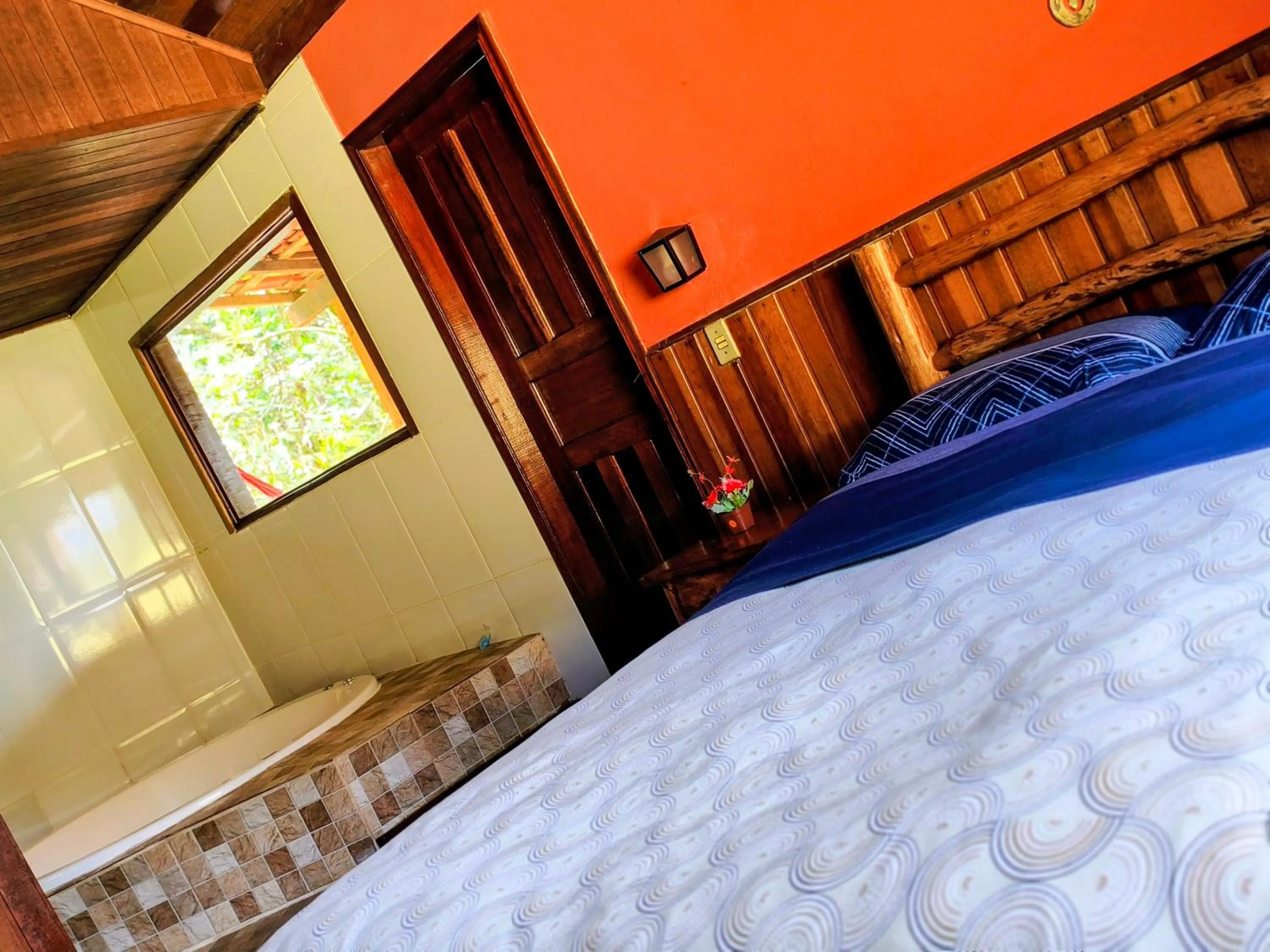 Bed in Pousada Bella Ana