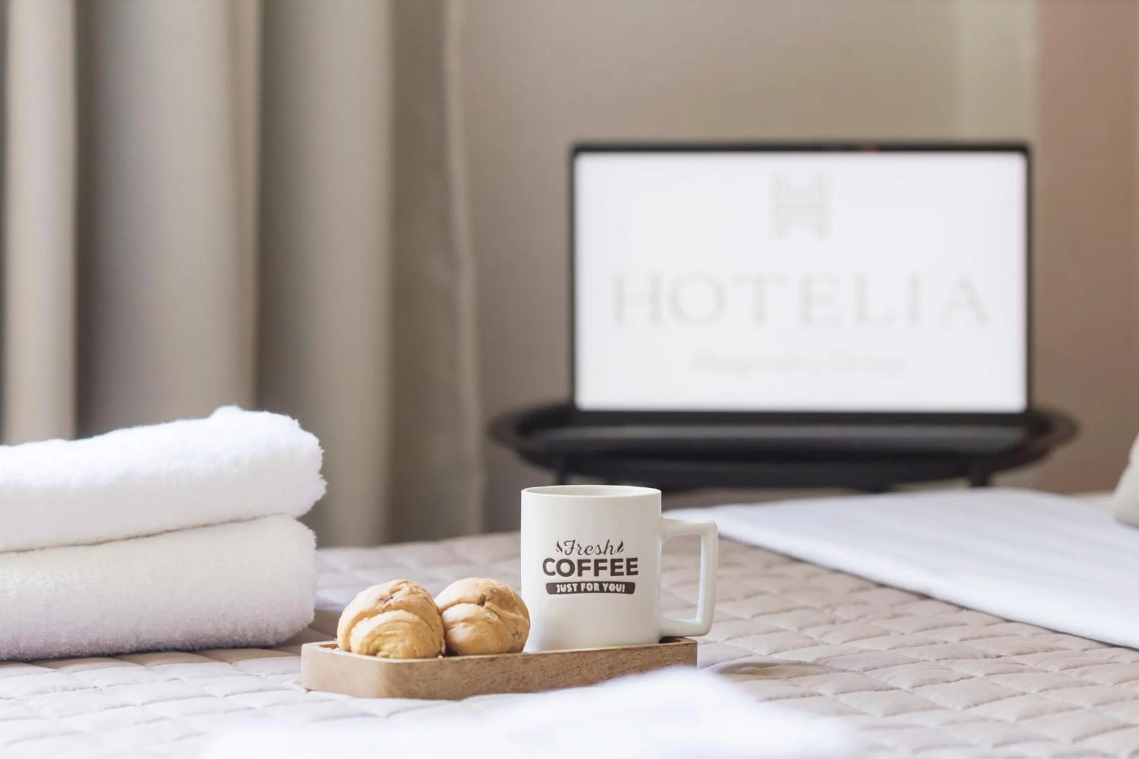 Bed in AEONS - Hotelia Hospitality Group