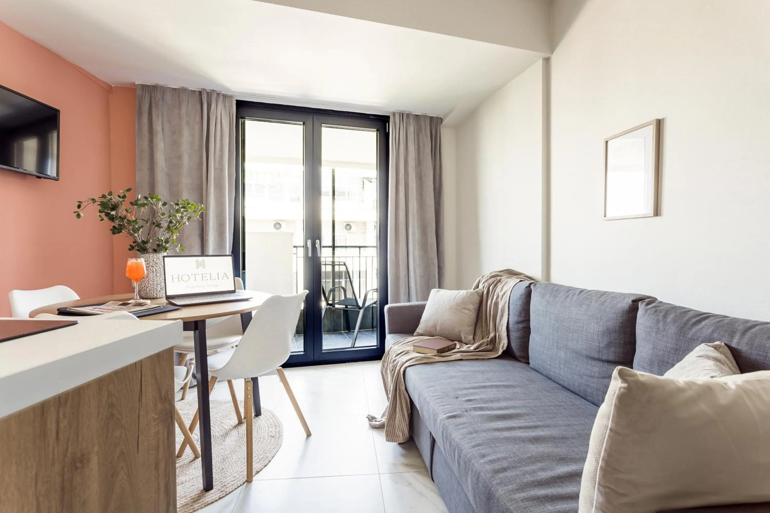 Living room in AEONS - Hotelia Hospitality Group