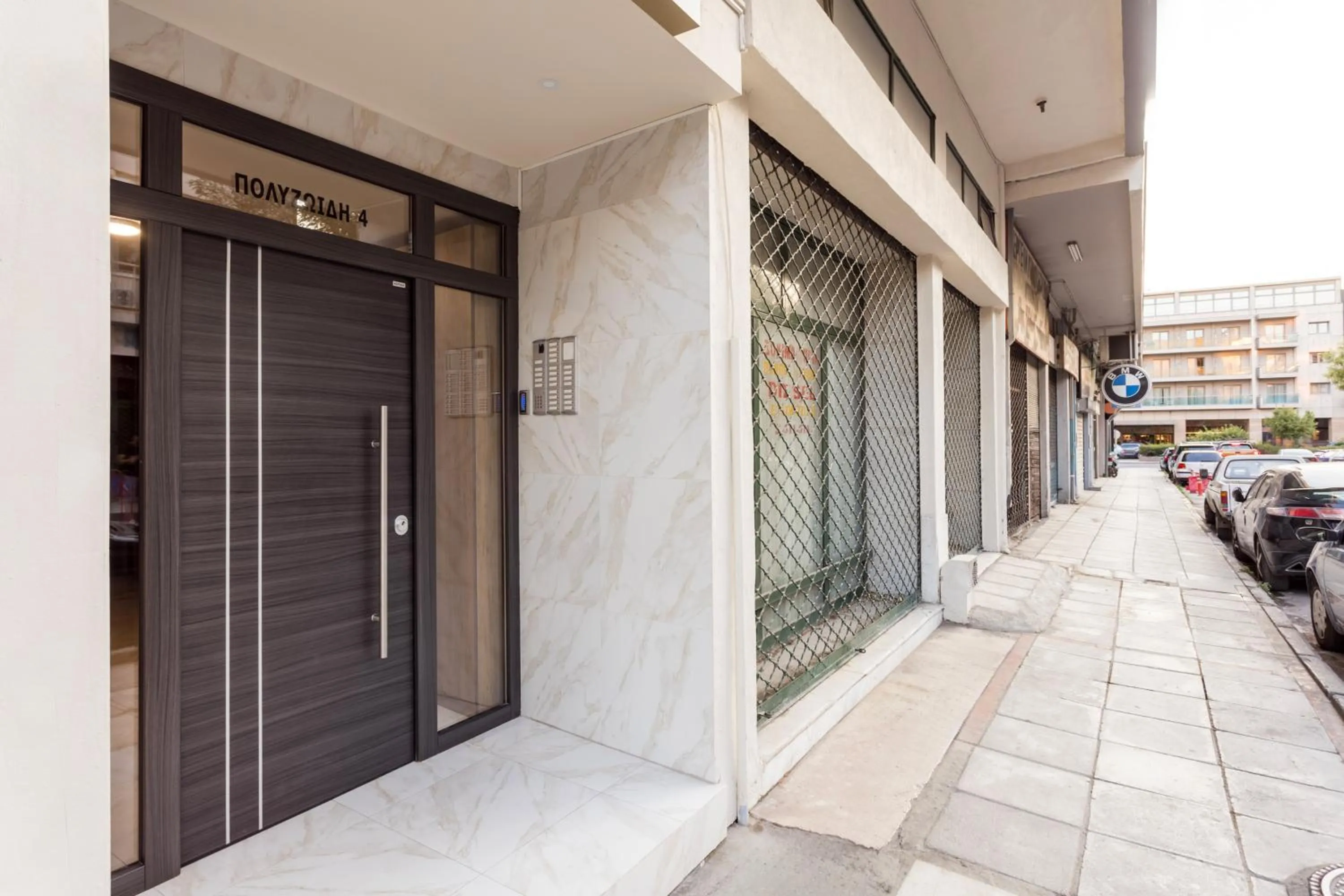 Facade/entrance in AEONS - Hotelia Hospitality Group