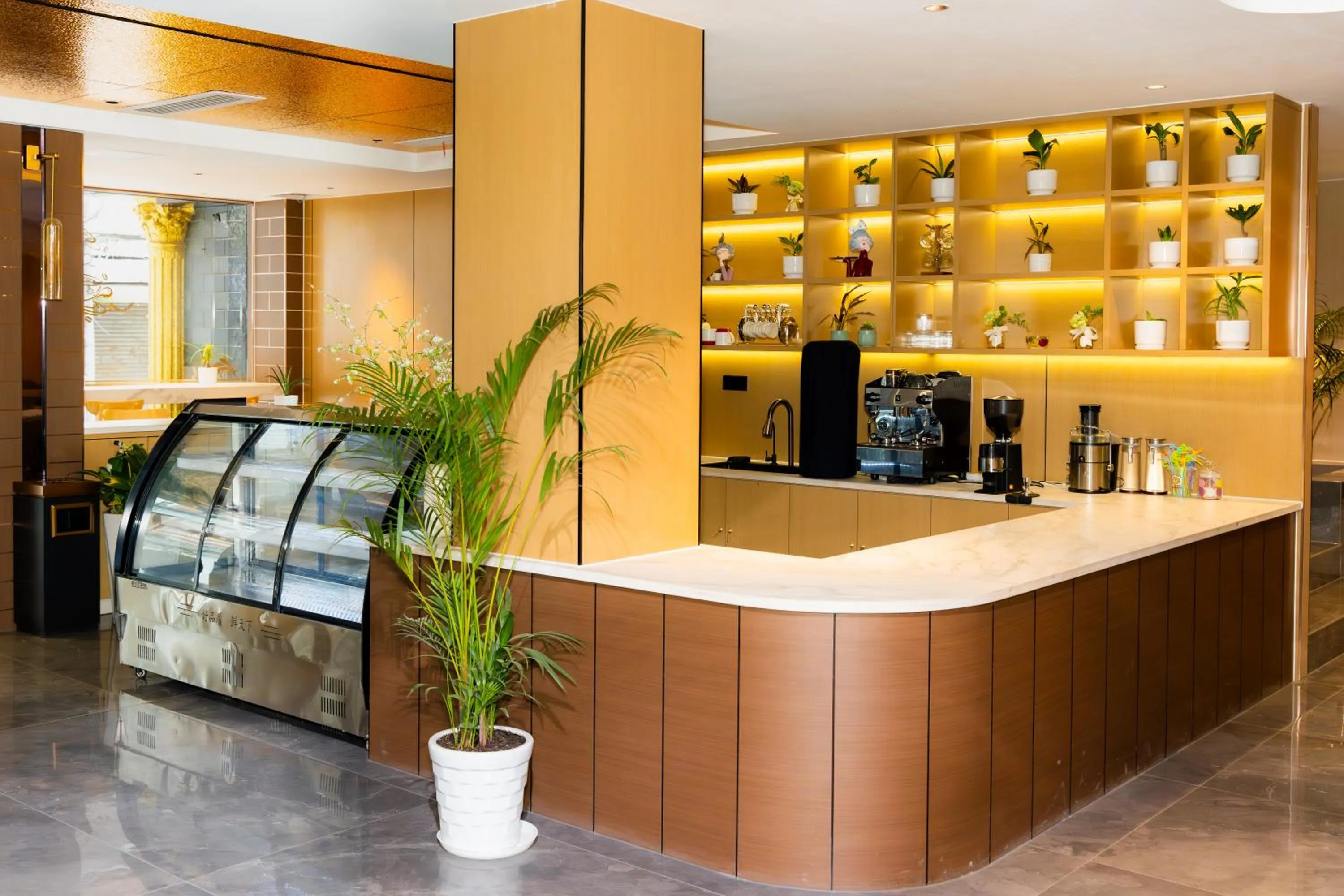 Coffee/tea facilities in Jiuding Joy Hotel