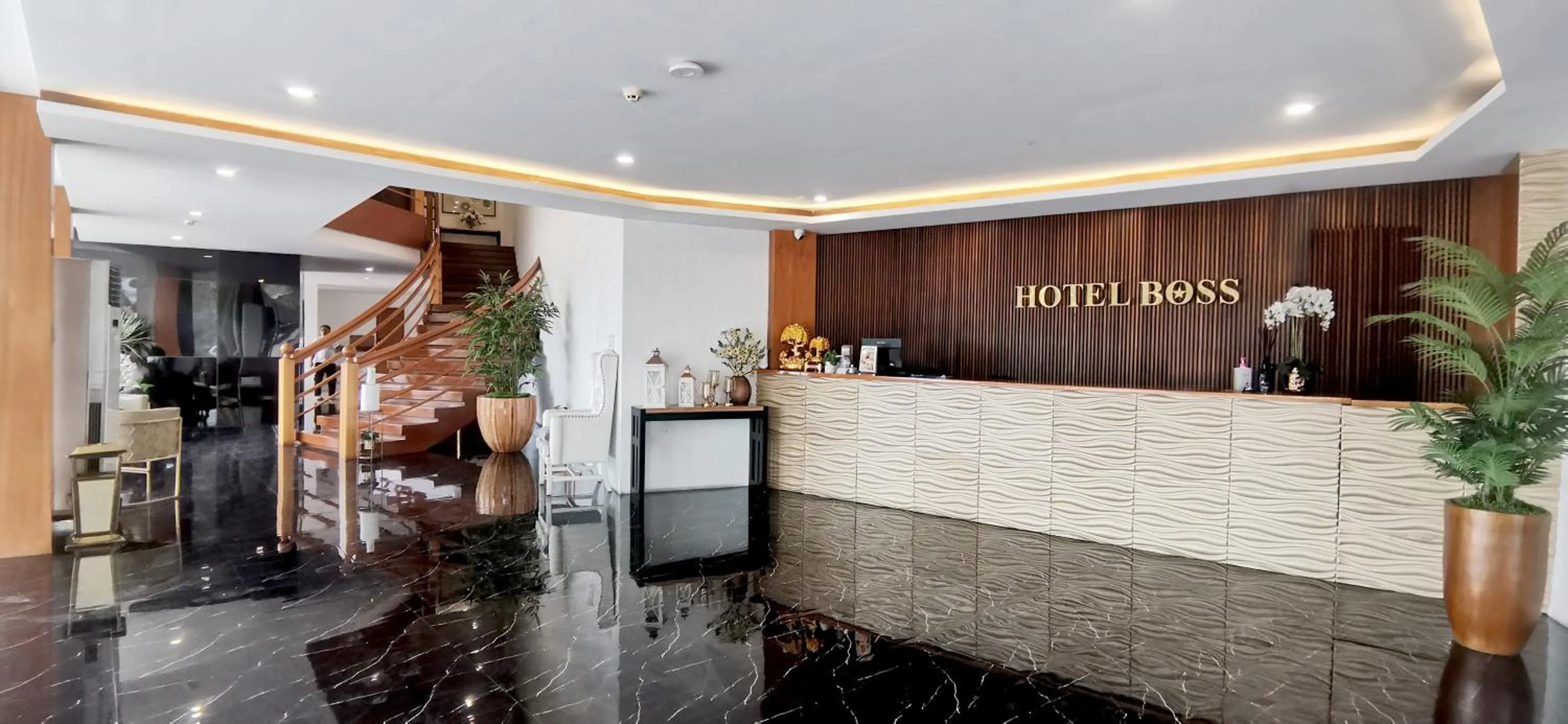 Lobby or reception in Palette in Angeles Pampanga near Clark International Airport Formerly Boss Hotel