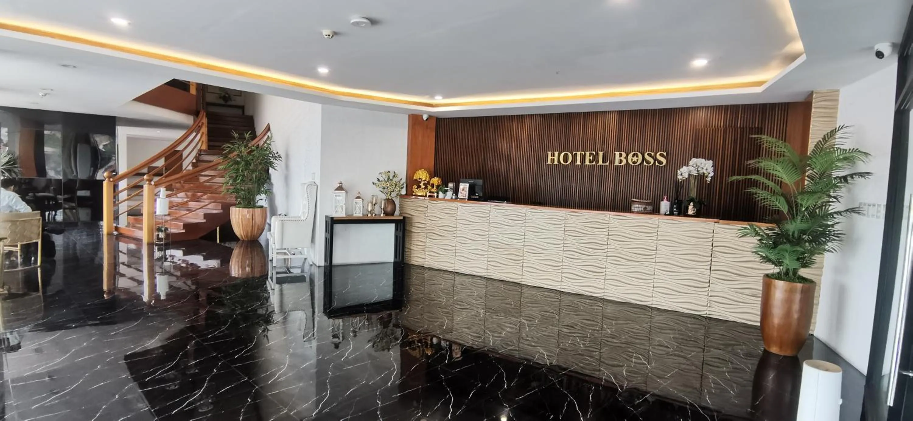 Lobby or reception in Palette in Angeles Pampanga near Clark International Airport Formerly Boss Hotel