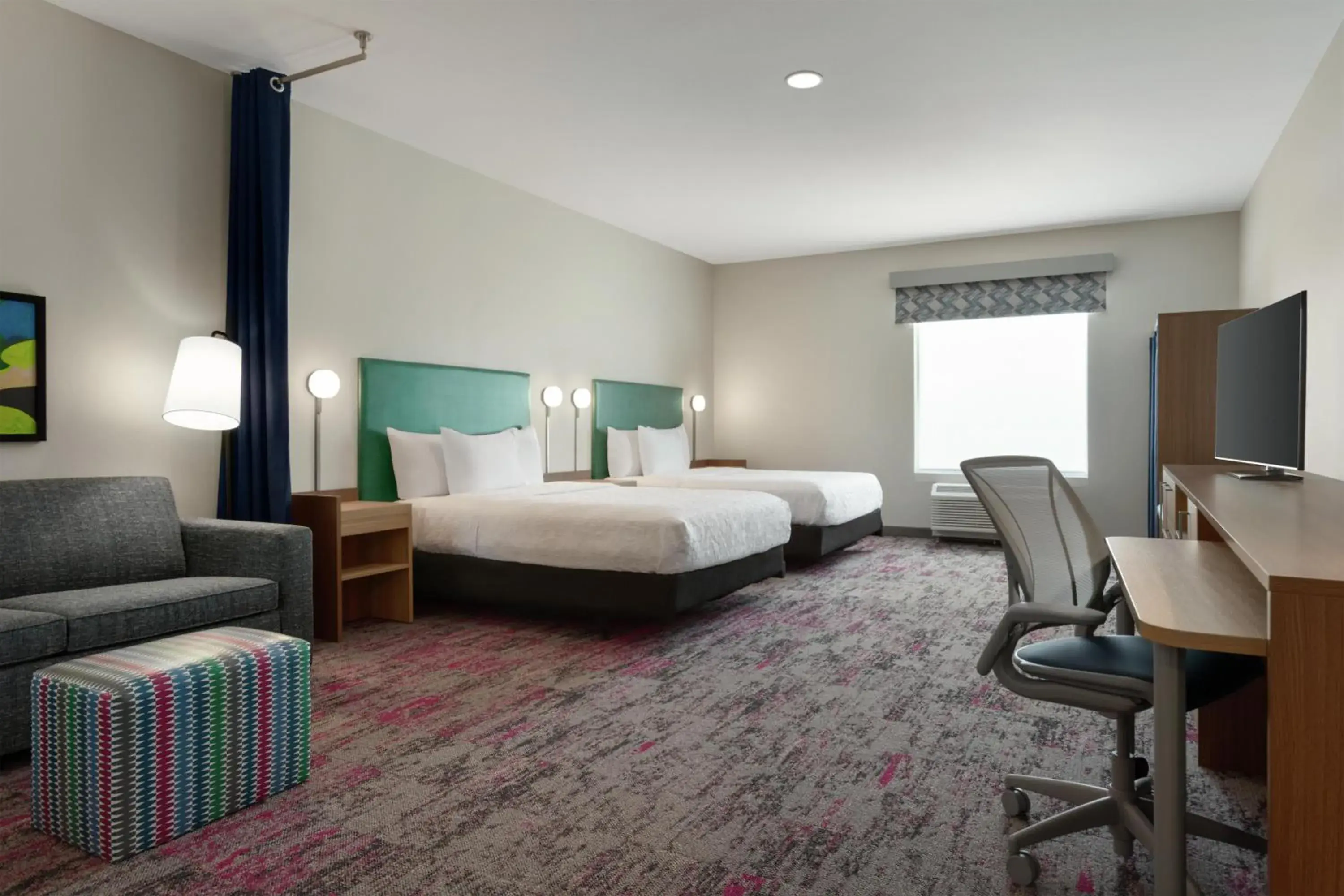 Living room, Bed in Home2 Suites By Hilton Denton Living room, Bed in Home2 Suites By Hilton Denton